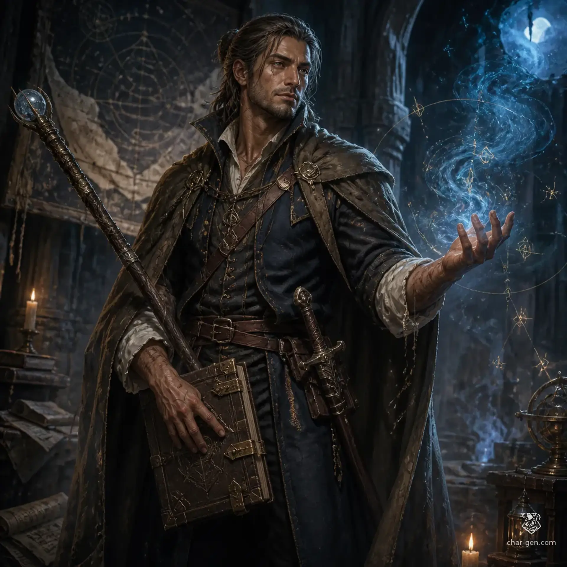 Orsted - AI-generated fantasy Character