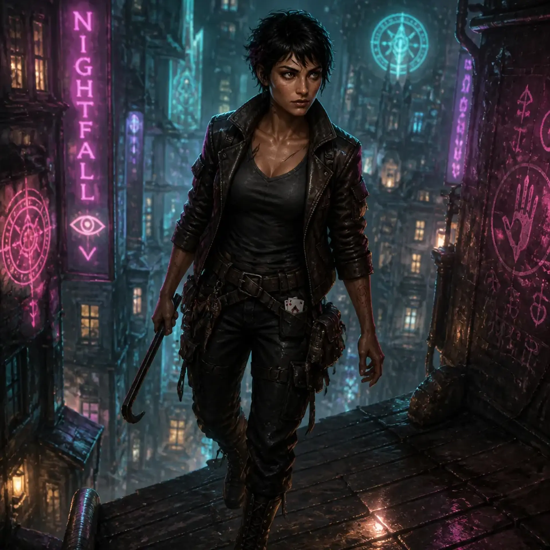 Sera Vey - AI-generated fantasy Character