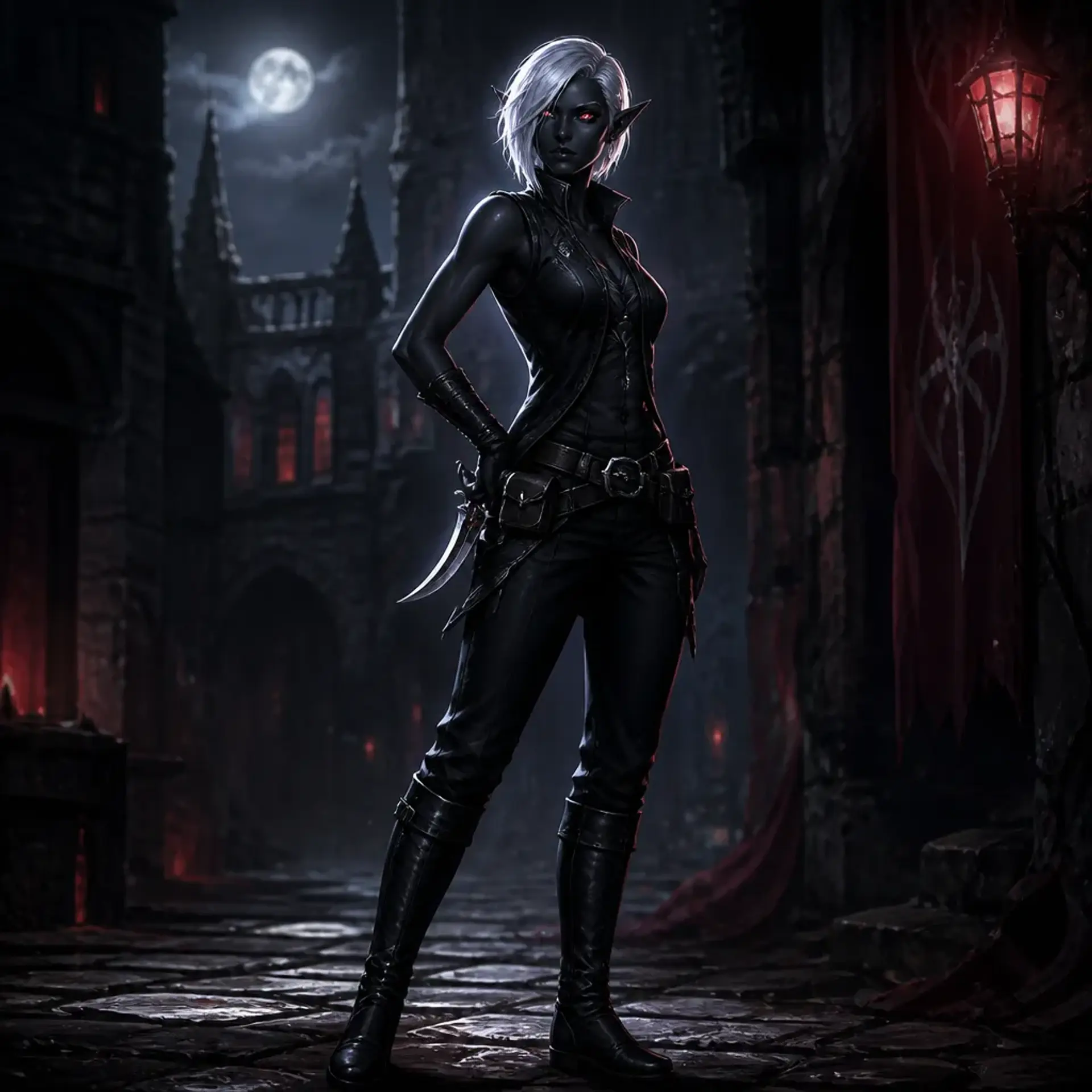 Varenia - AI-generated fantasy Character