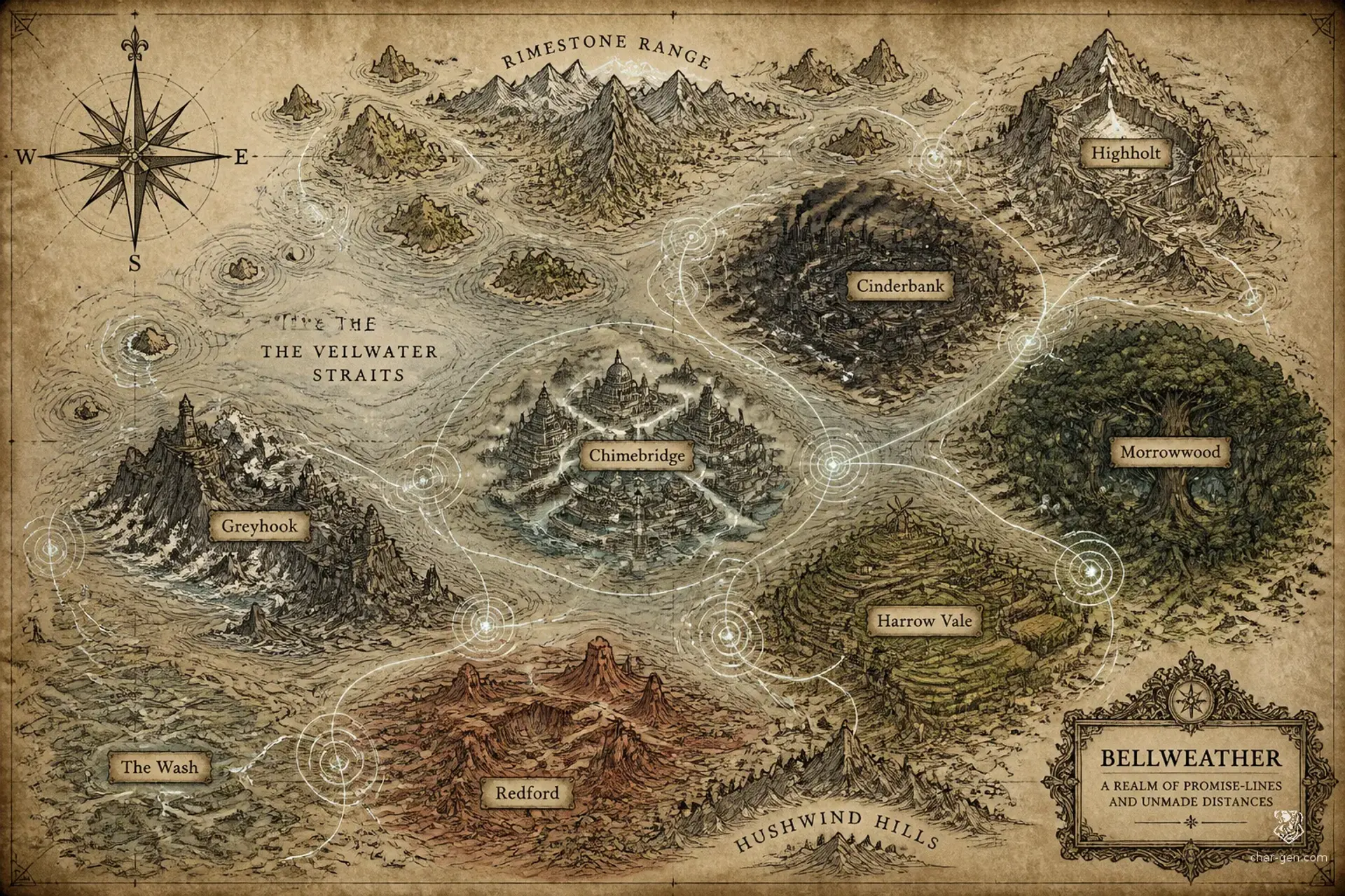 Bellweather - AI-generated fantasy World