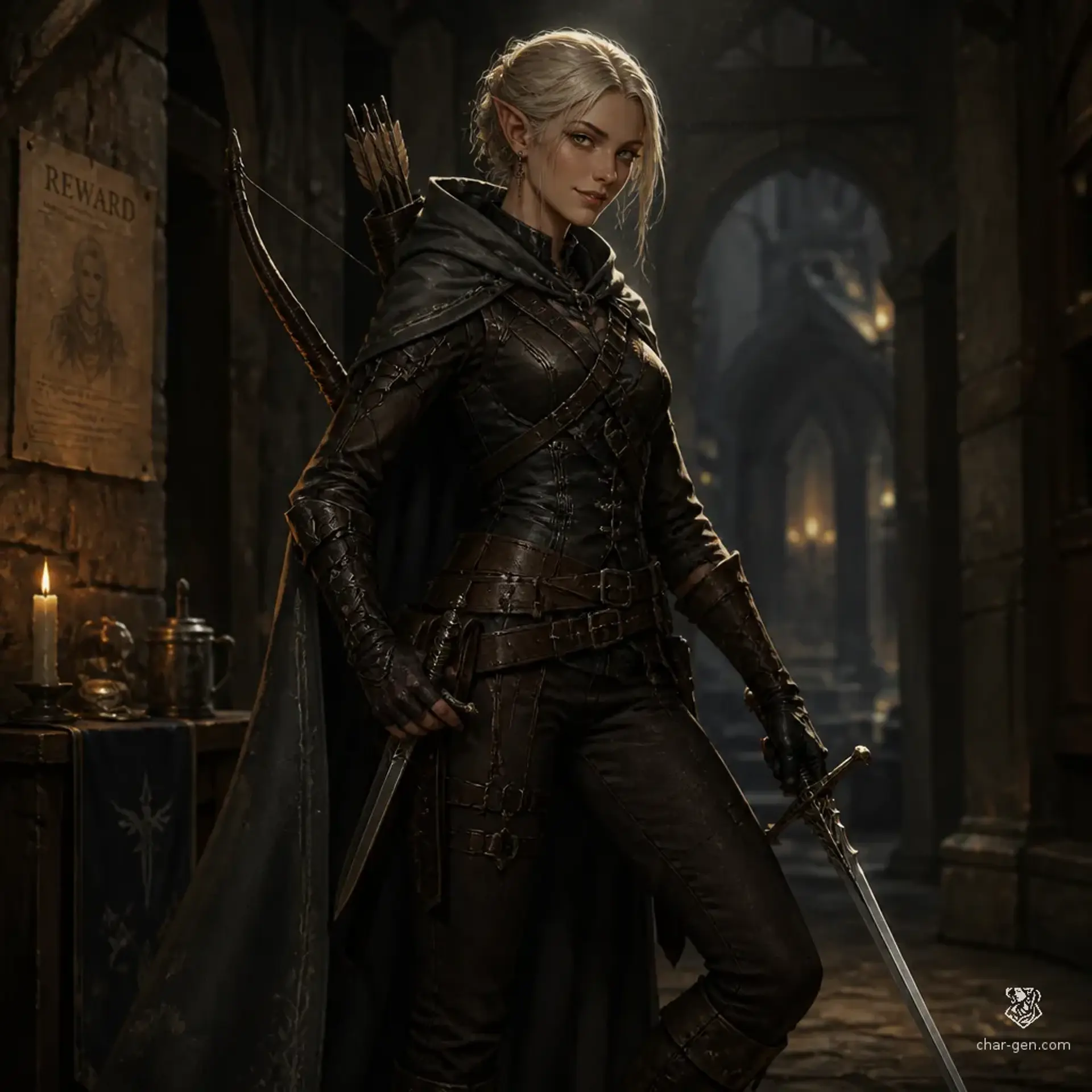 Seris Vale - AI-generated fantasy Character