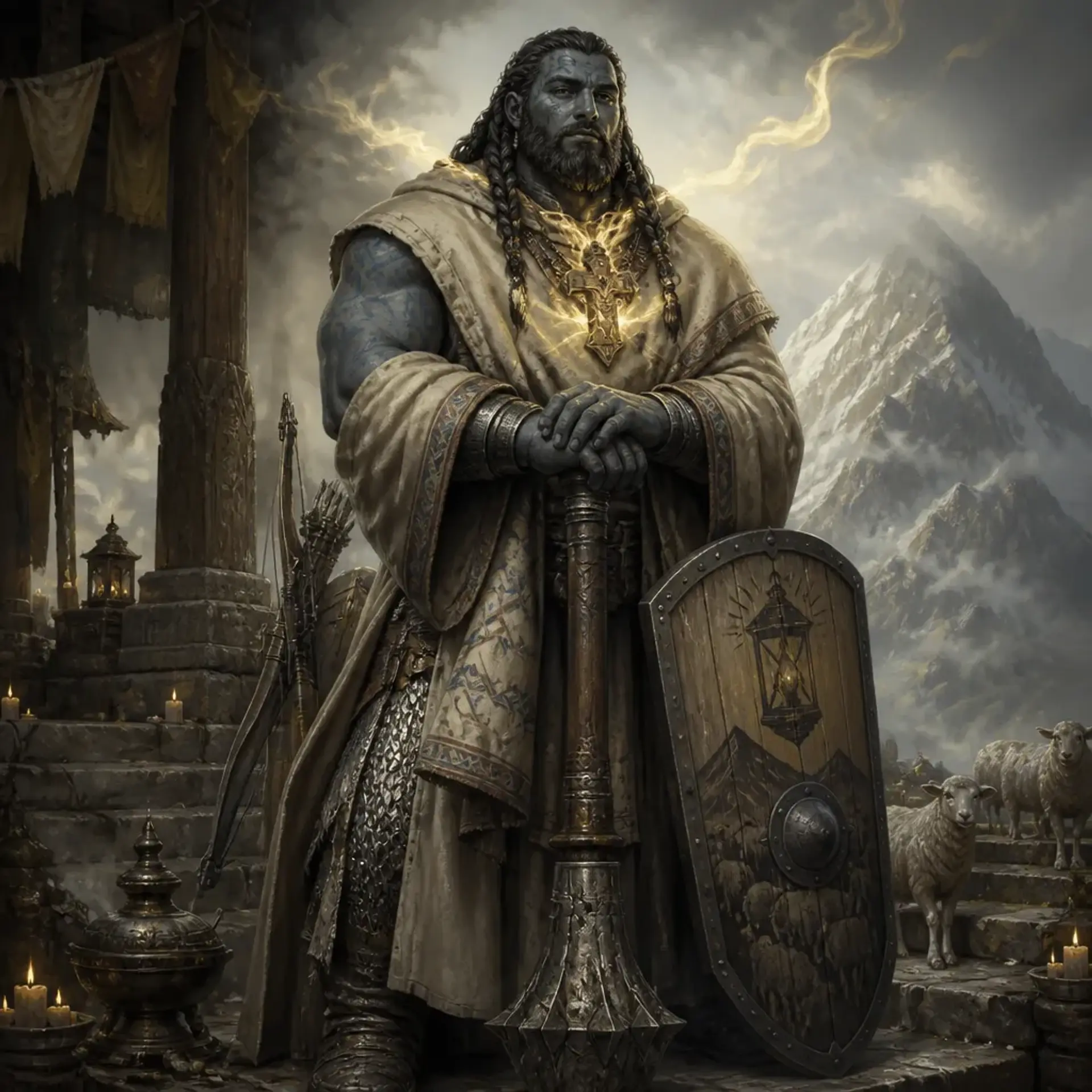 Shepherd - AI-generated fantasy Character
