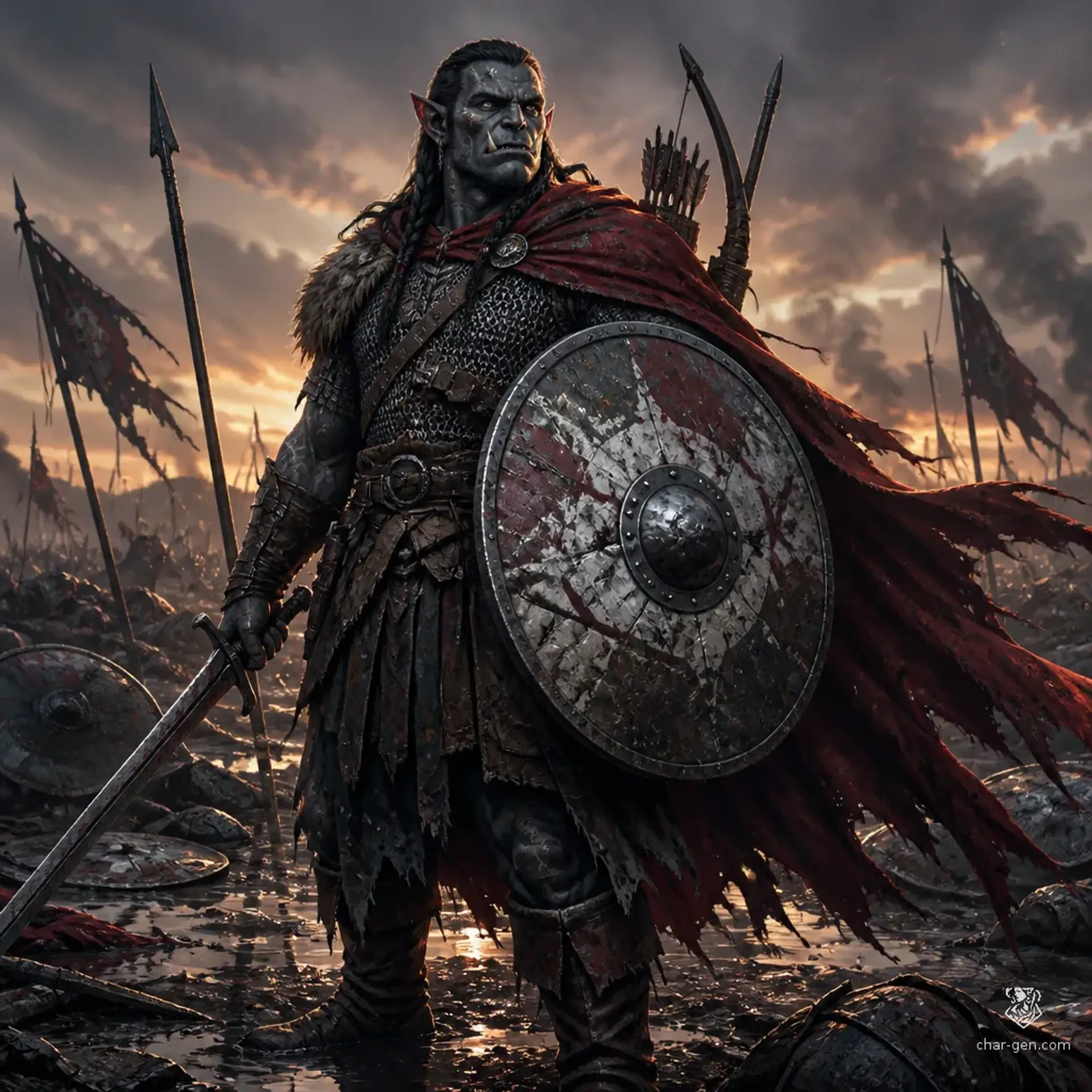 Kaelgor - AI-generated fantasy Character