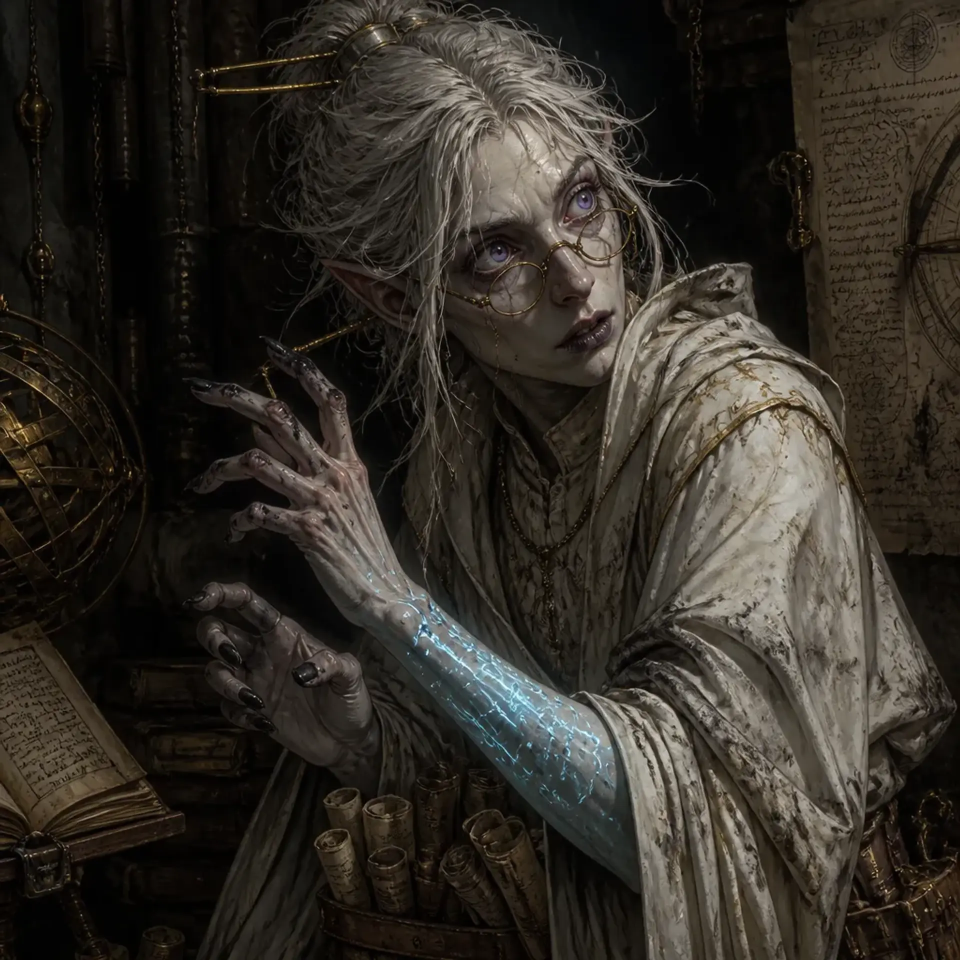 Elara Thorne - AI-generated fantasy NPC