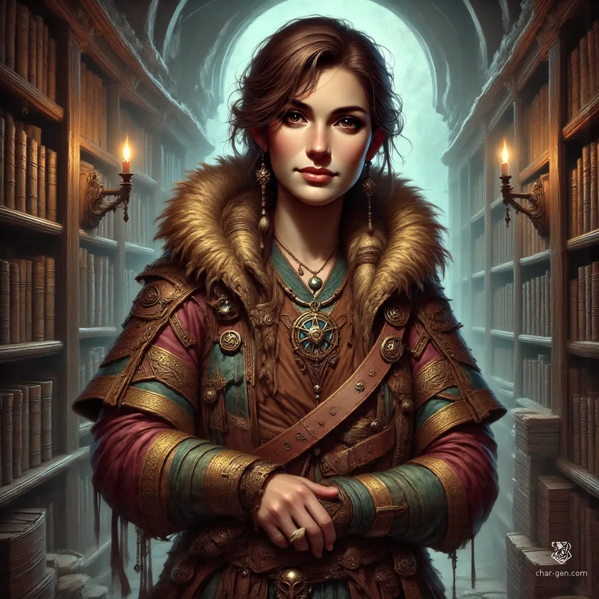 Sera Wynne - AI-generated fantasy NPC