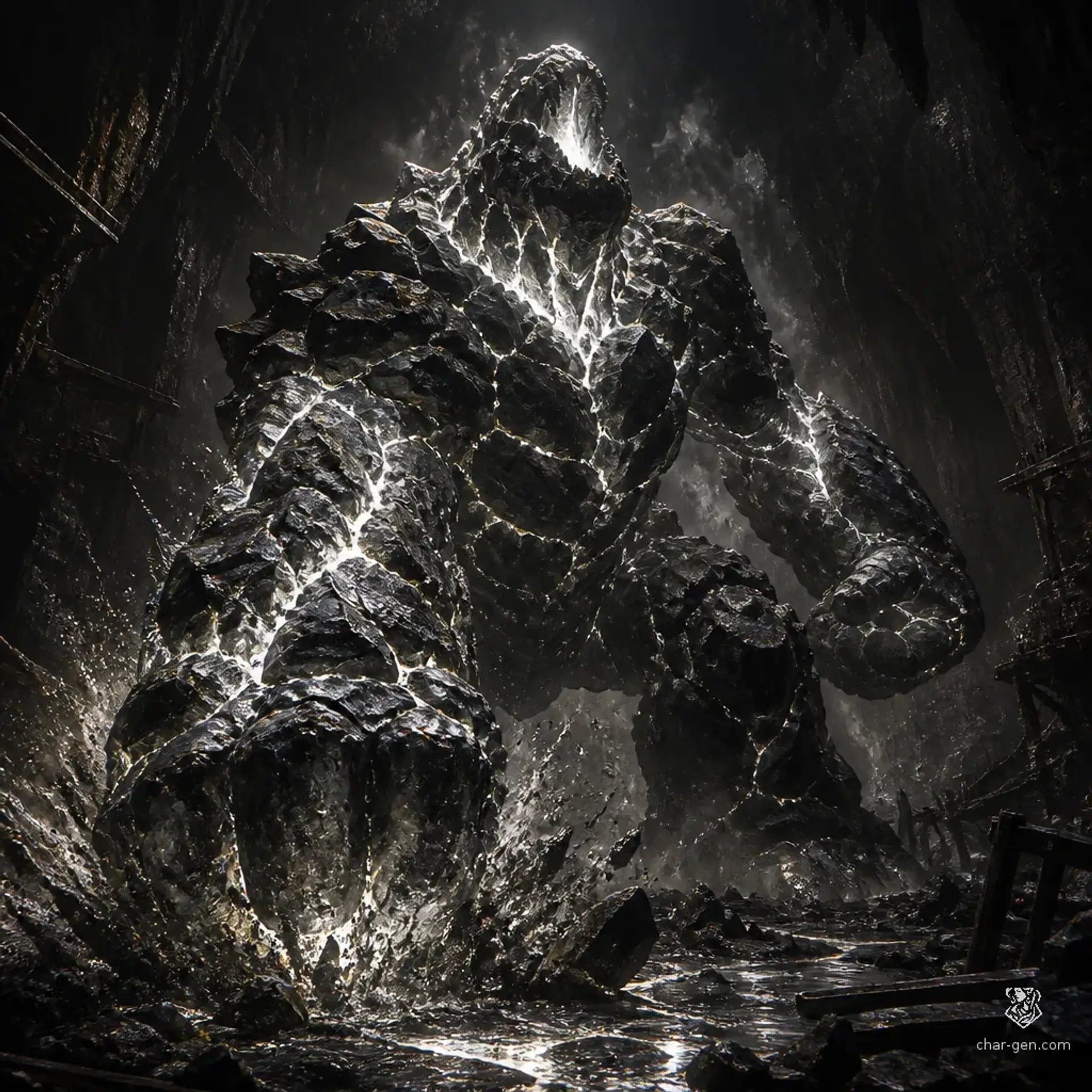 Tremor-Hulk - AI-generated fantasy Monster