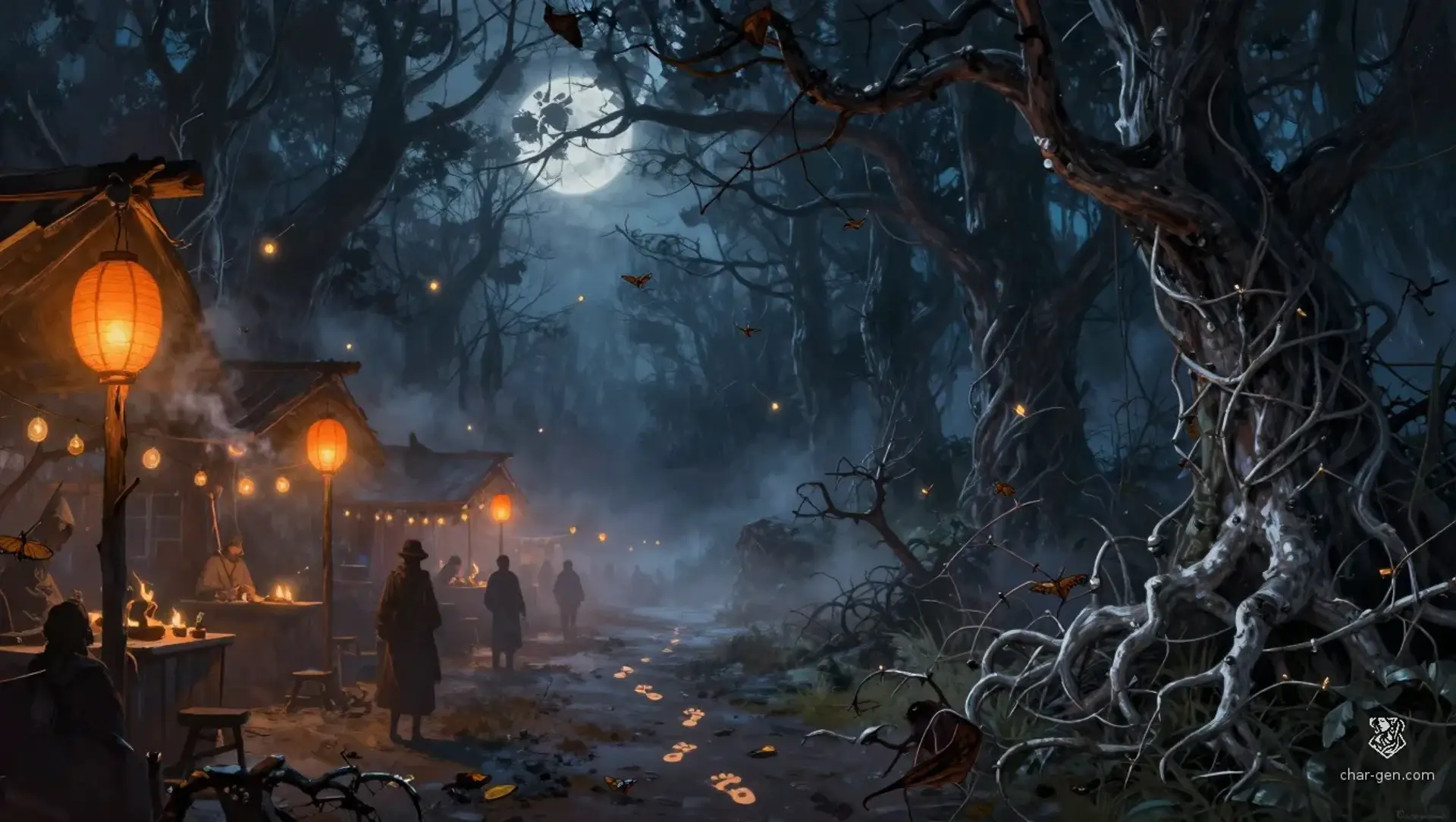 The Lantern Debt of Briarwood - AI-generated fantasy Quest