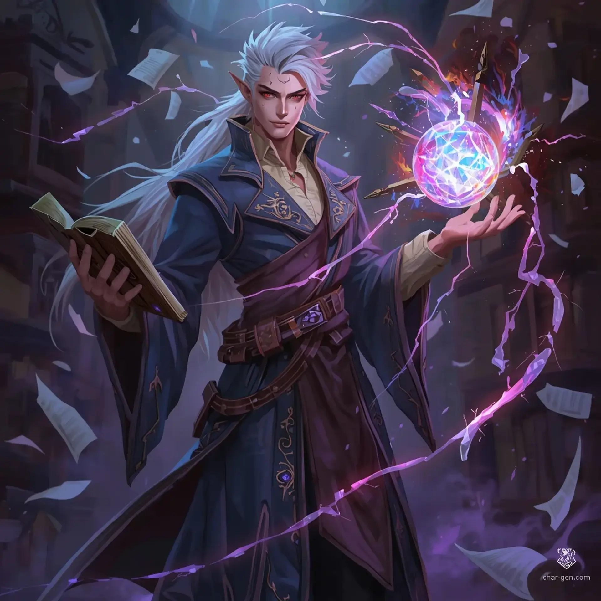 Savriel - AI-generated fantasy Character
