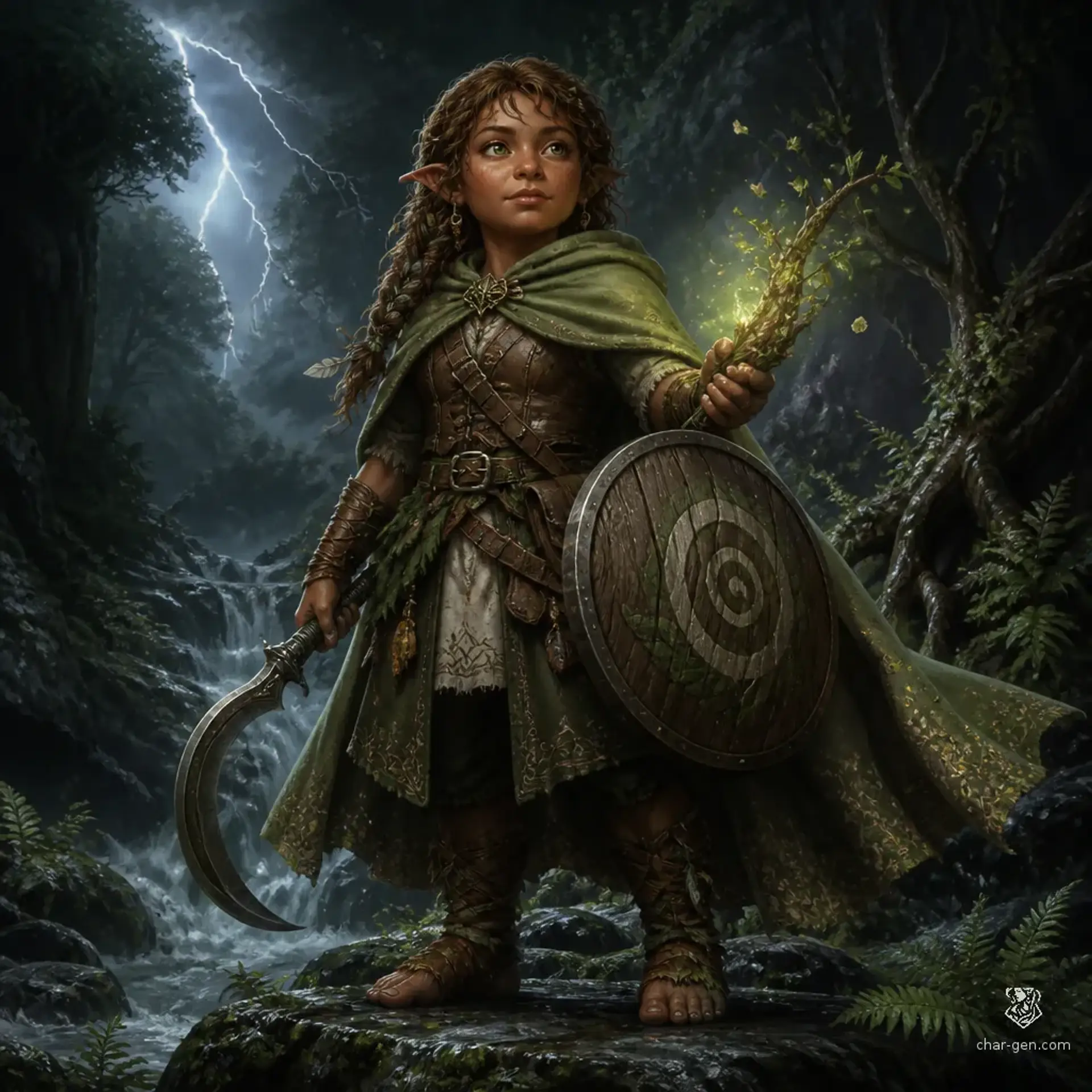 Lira Willowstep - AI-generated fantasy Character