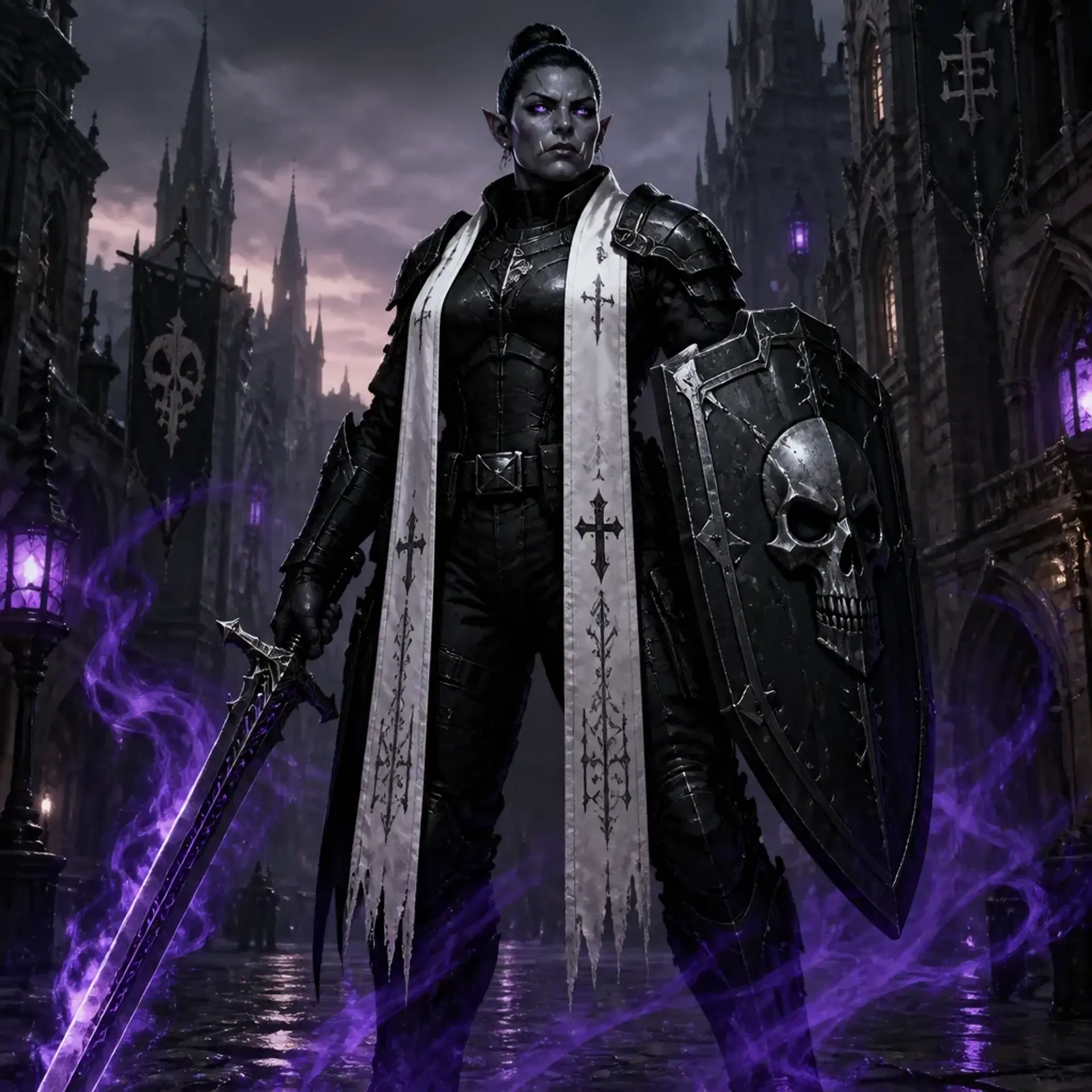 Vasha Grave-Strider - AI-generated fantasy Character