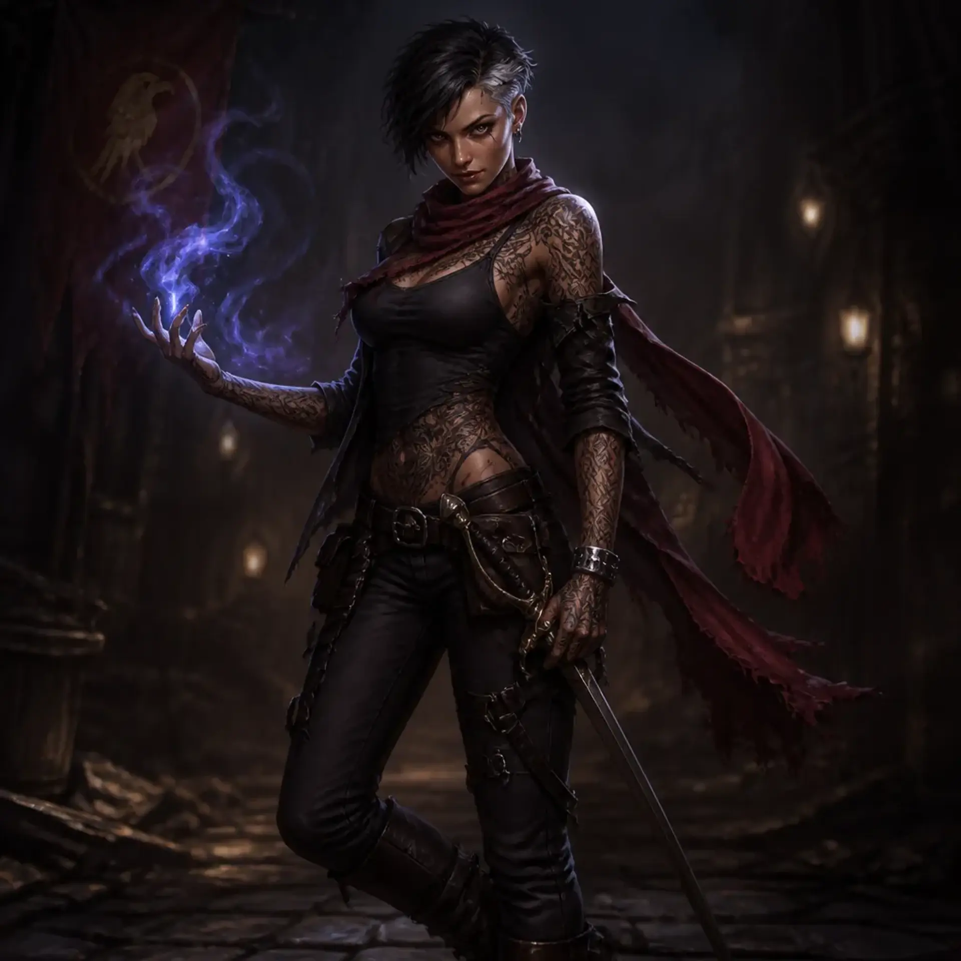 Venna Gwyndolin - AI-generated fantasy Character
