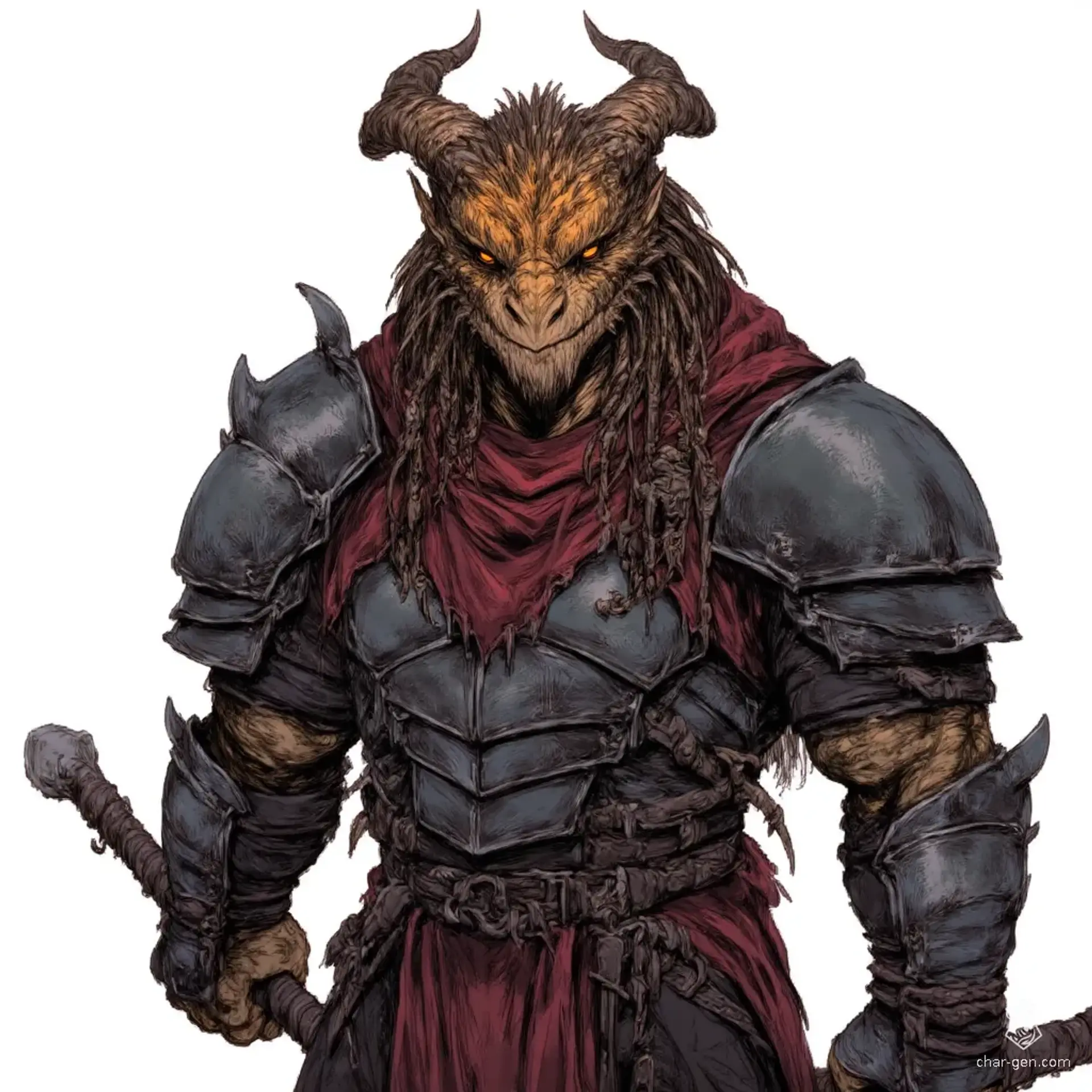 Trogdor Ashscale - AI-generated fantasy NPC