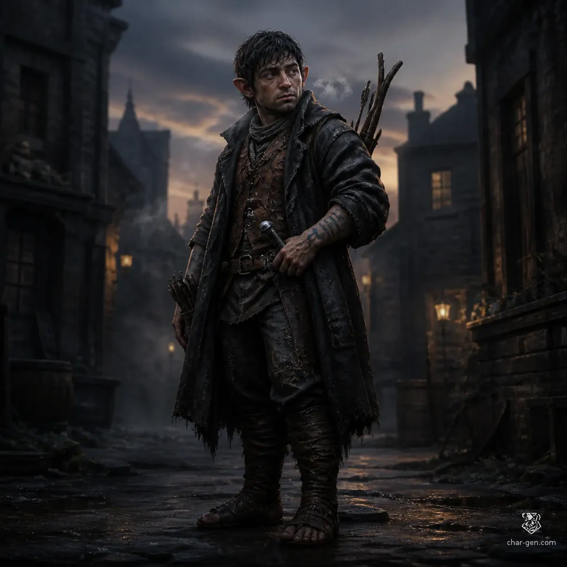 Jaffar Brindle - AI-generated fantasy Character