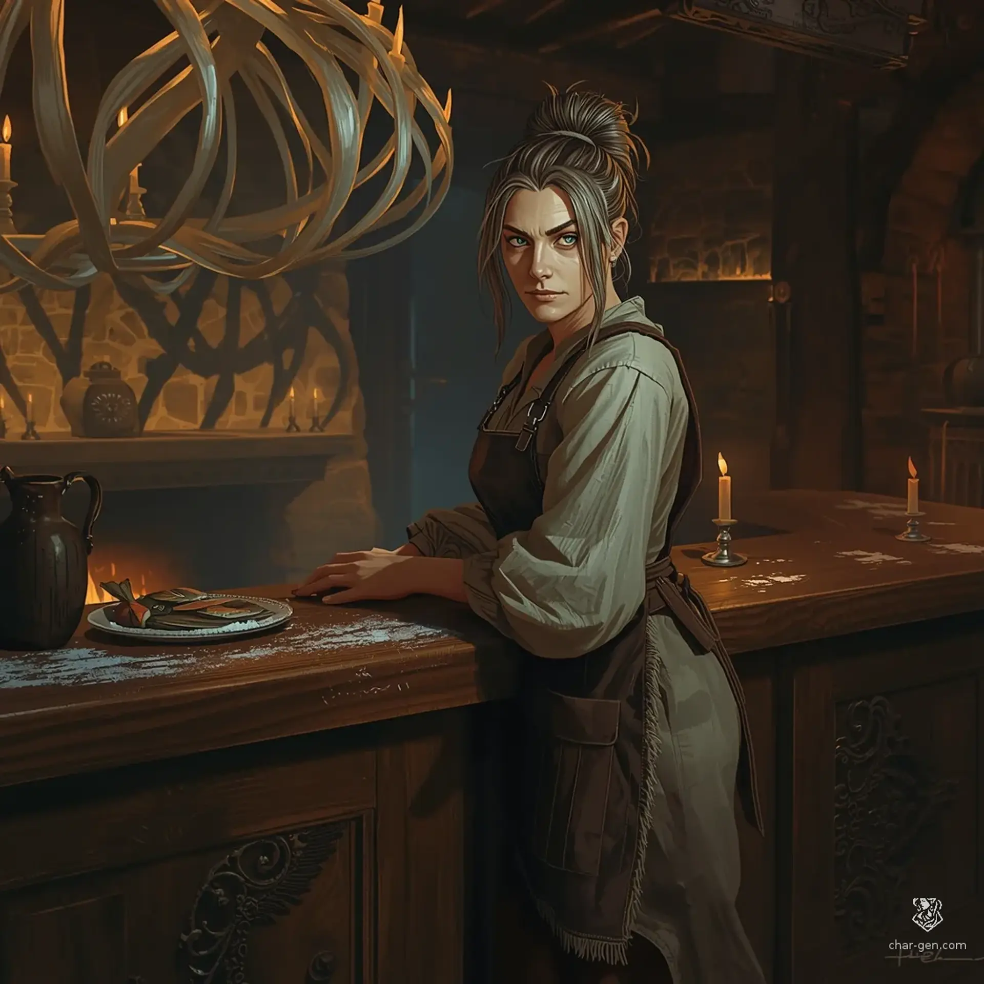 The Salted Crown - AI-generated fantasy Tavern
