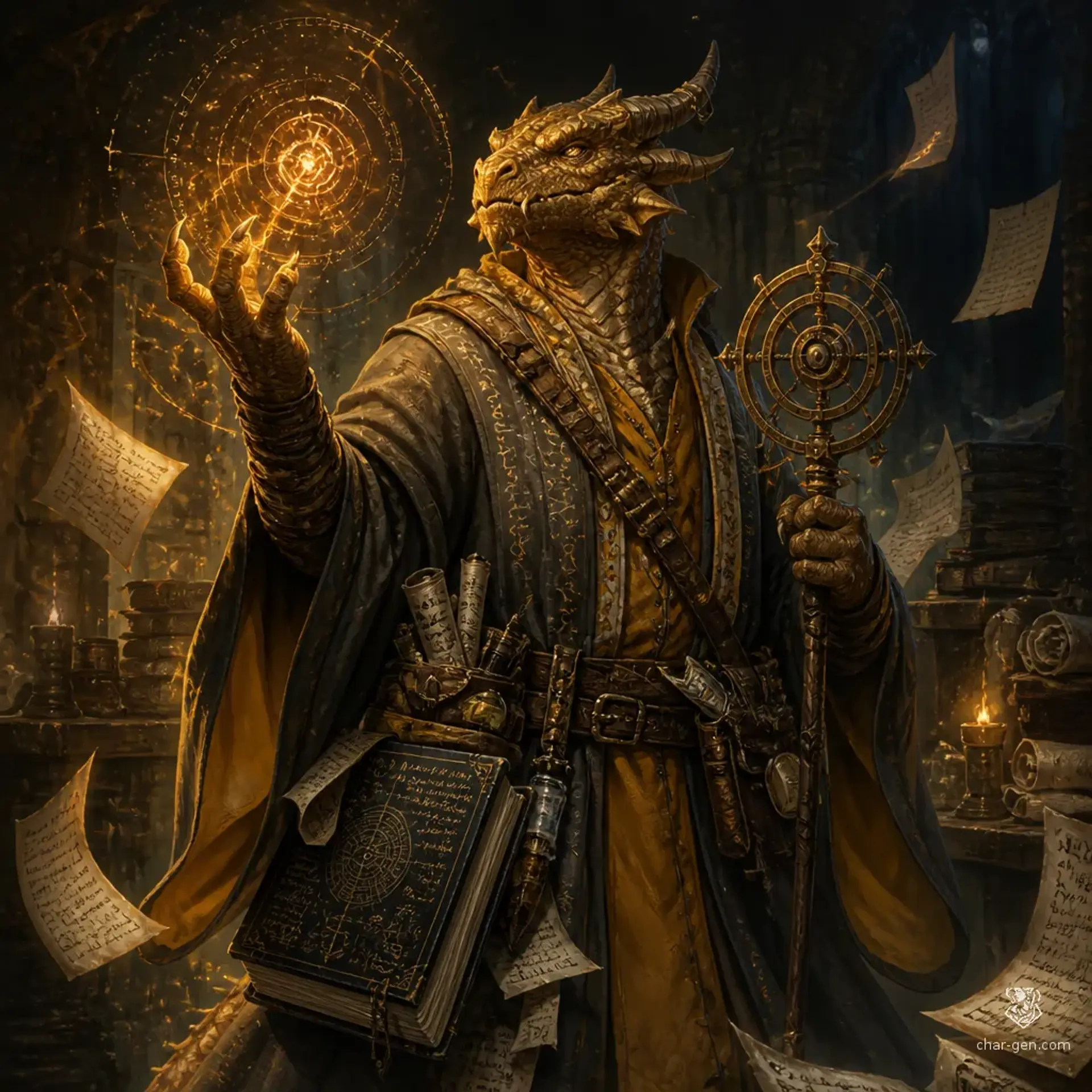 Varkesh Birov - AI-generated fantasy Character