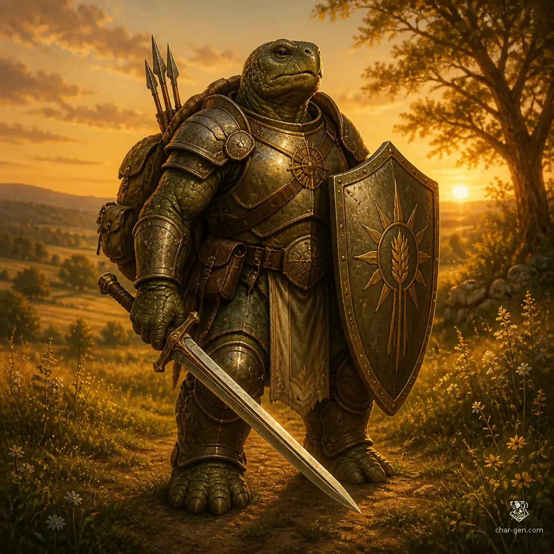 Jorvann Oshkrin - AI-generated fantasy Character