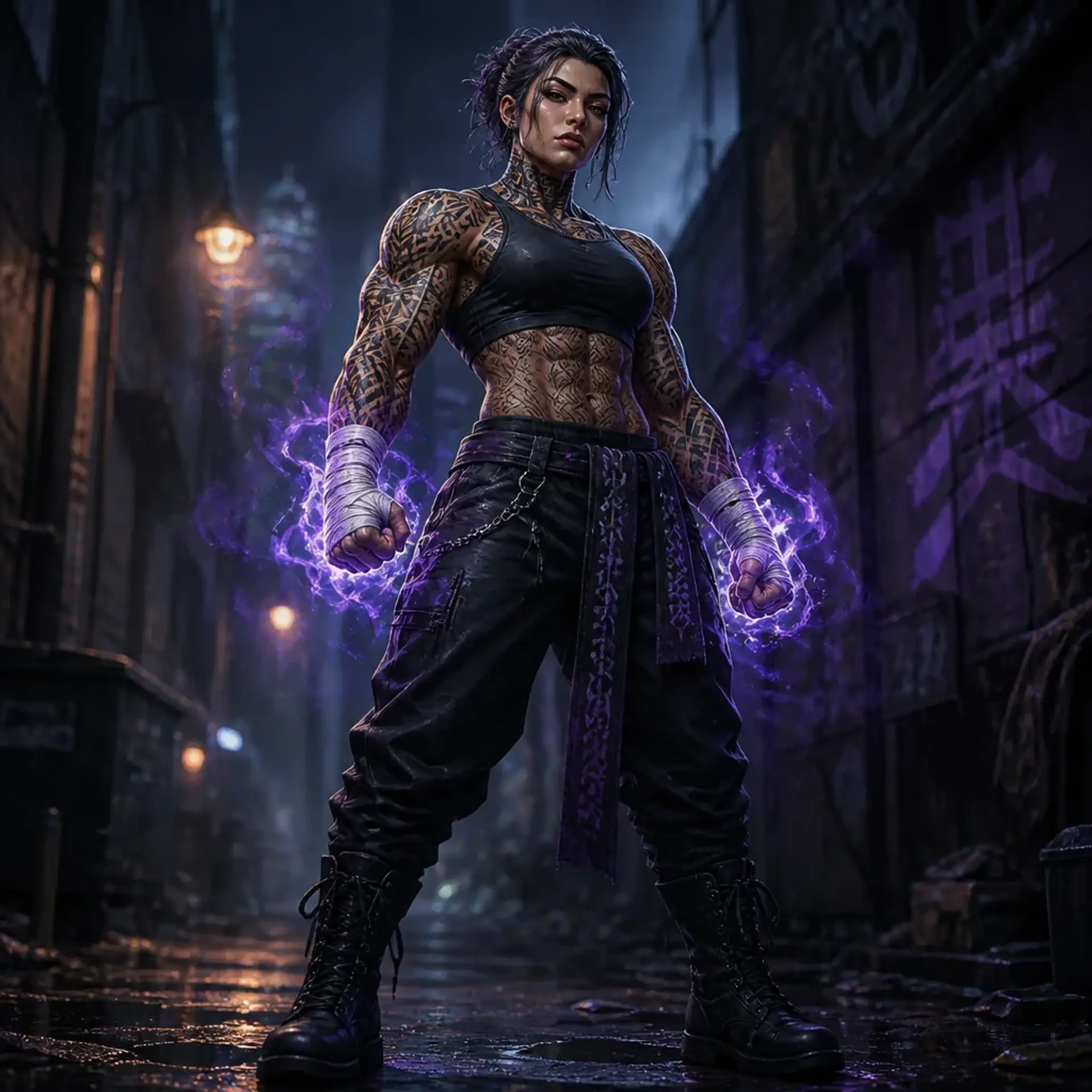 Vivian Cross - AI-generated fantasy Character