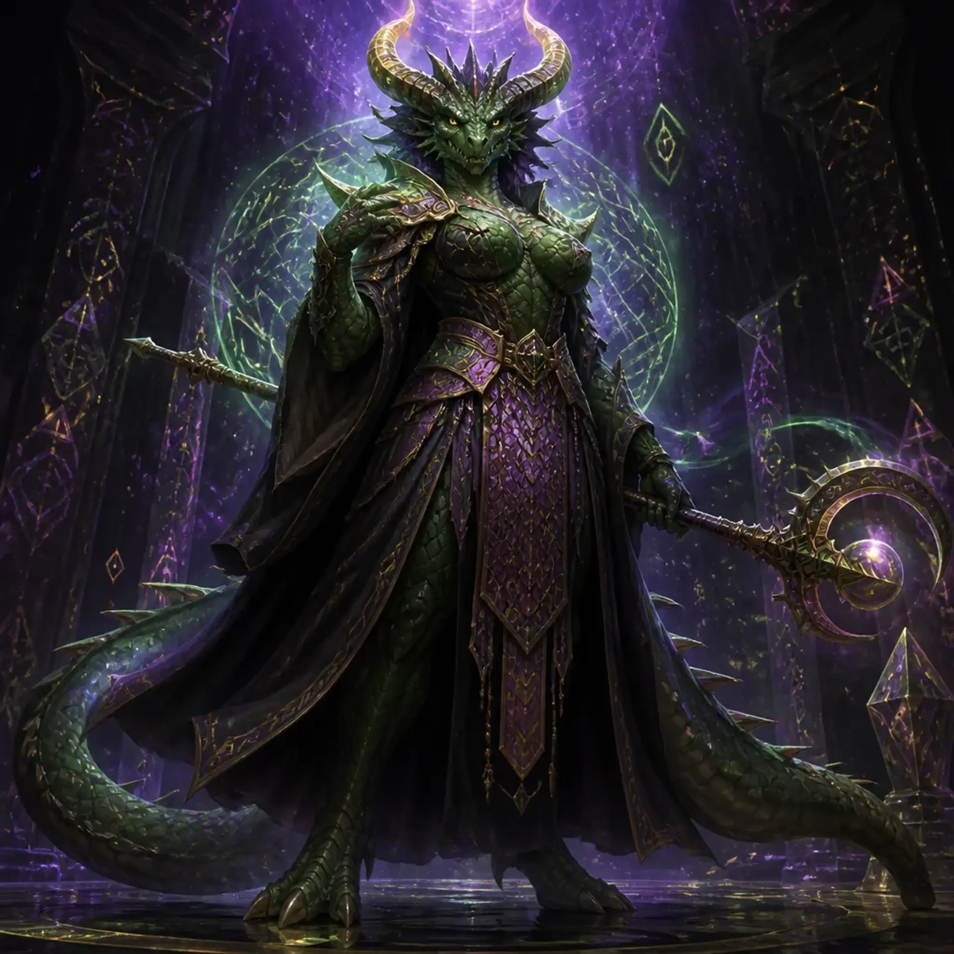 Maa'raxia - AI-generated fantasy Character