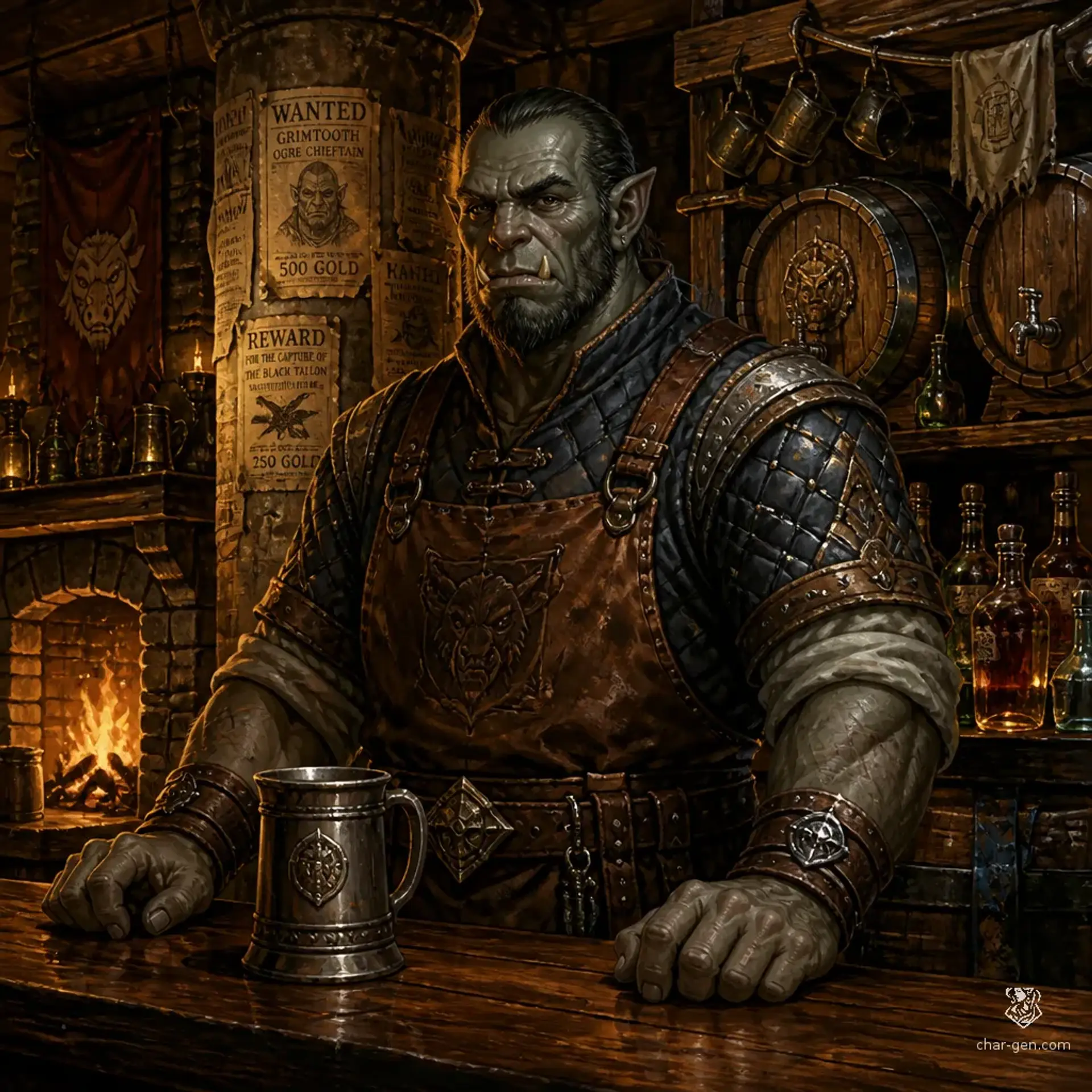 The Iron Vanguard - AI-generated fantasy Tavern