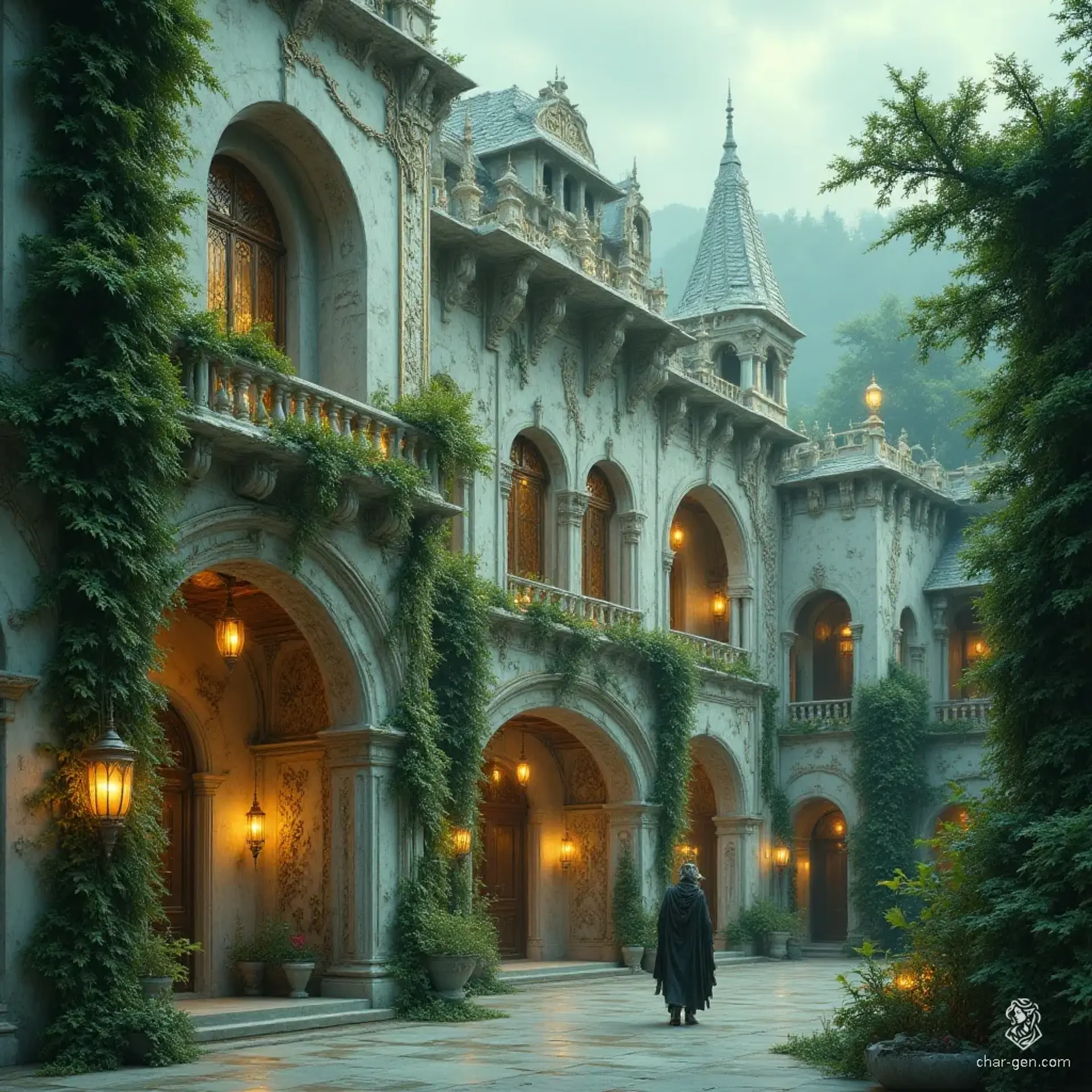 The Gossamer Grove - AI-generated fantasy Tavern