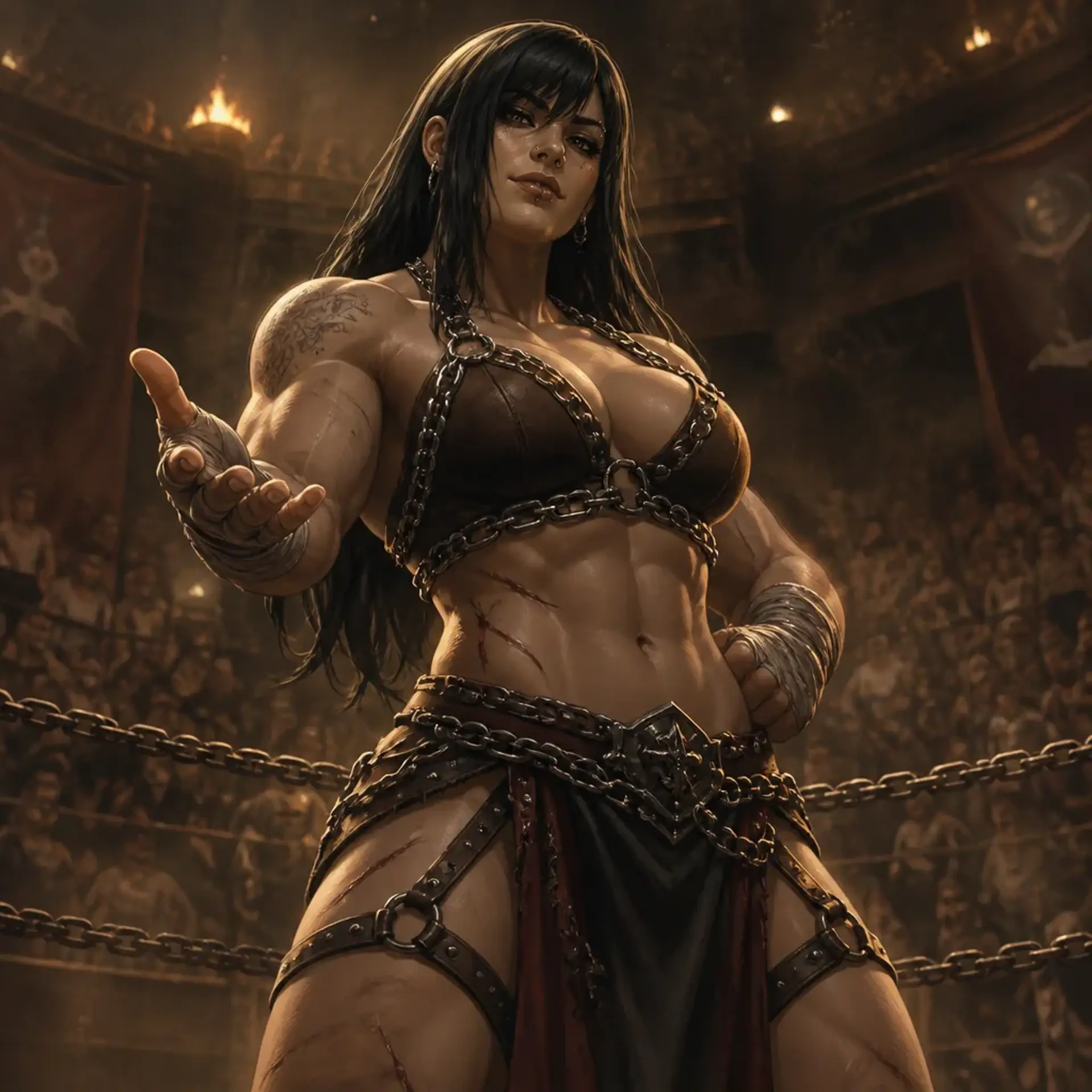 Sakhia Sheshadze - AI-generated fantasy Character