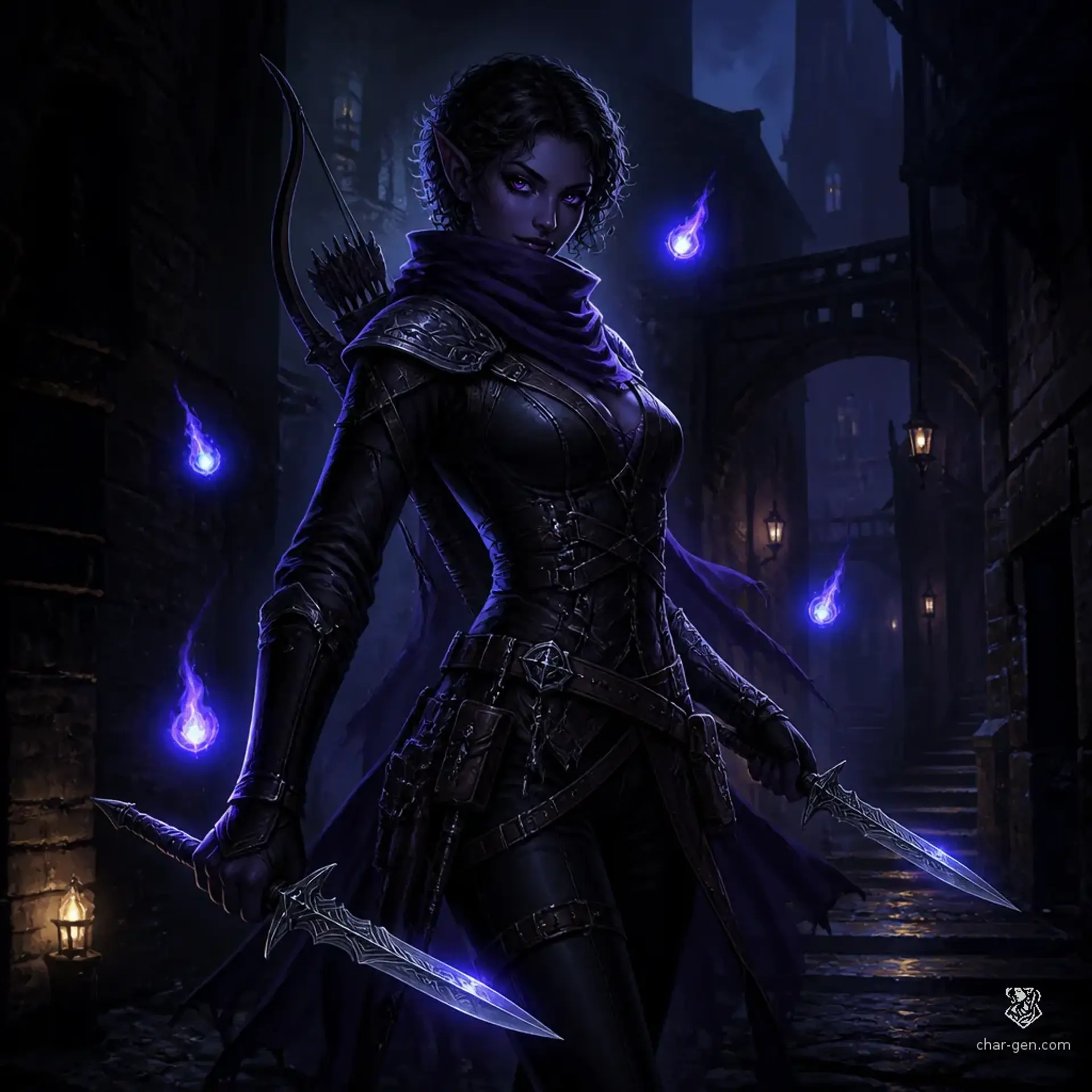 Celestia - AI-generated fantasy Character