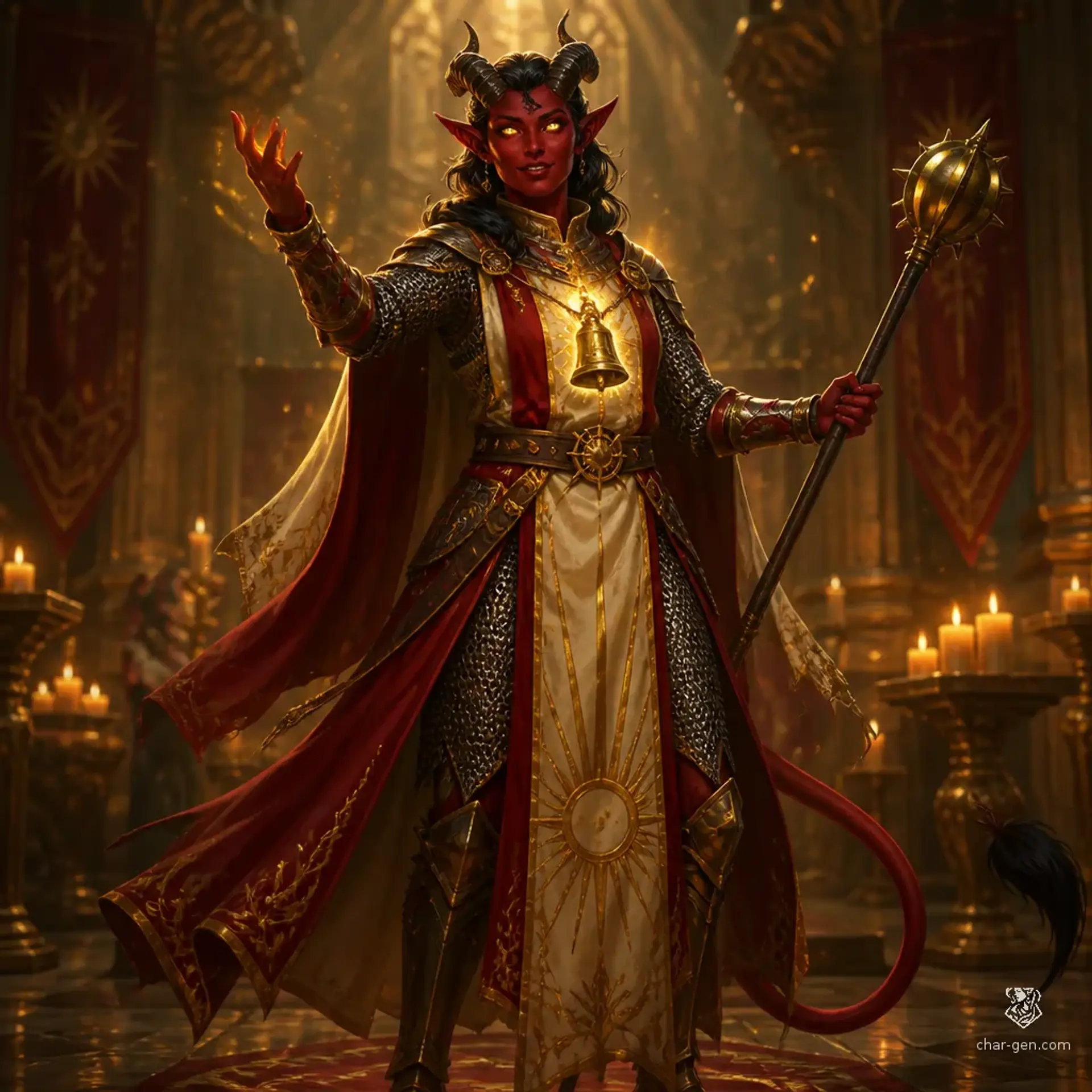 Seraphine Vey - AI-generated fantasy Character