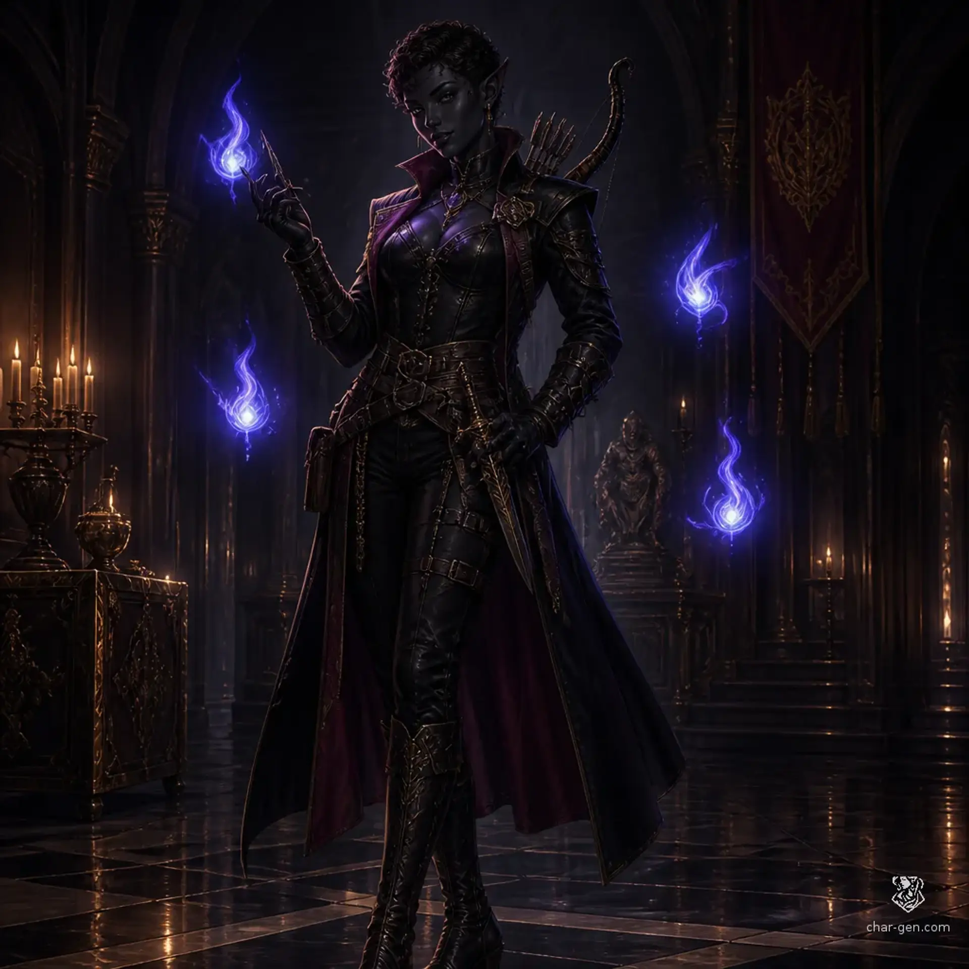Celestia - AI-generated fantasy Character