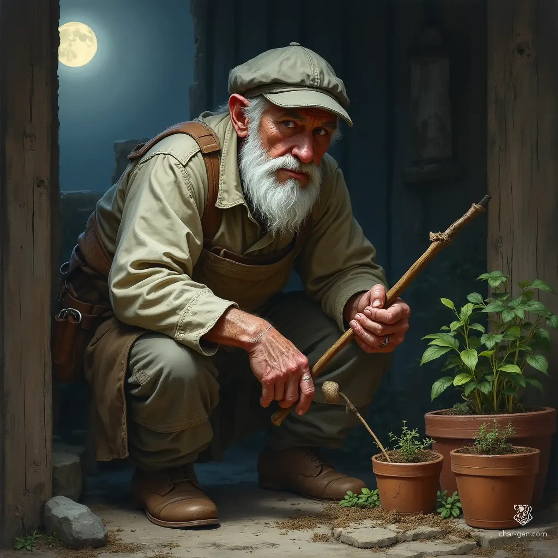 Eldin Vellith - AI-generated fantasy NPC
