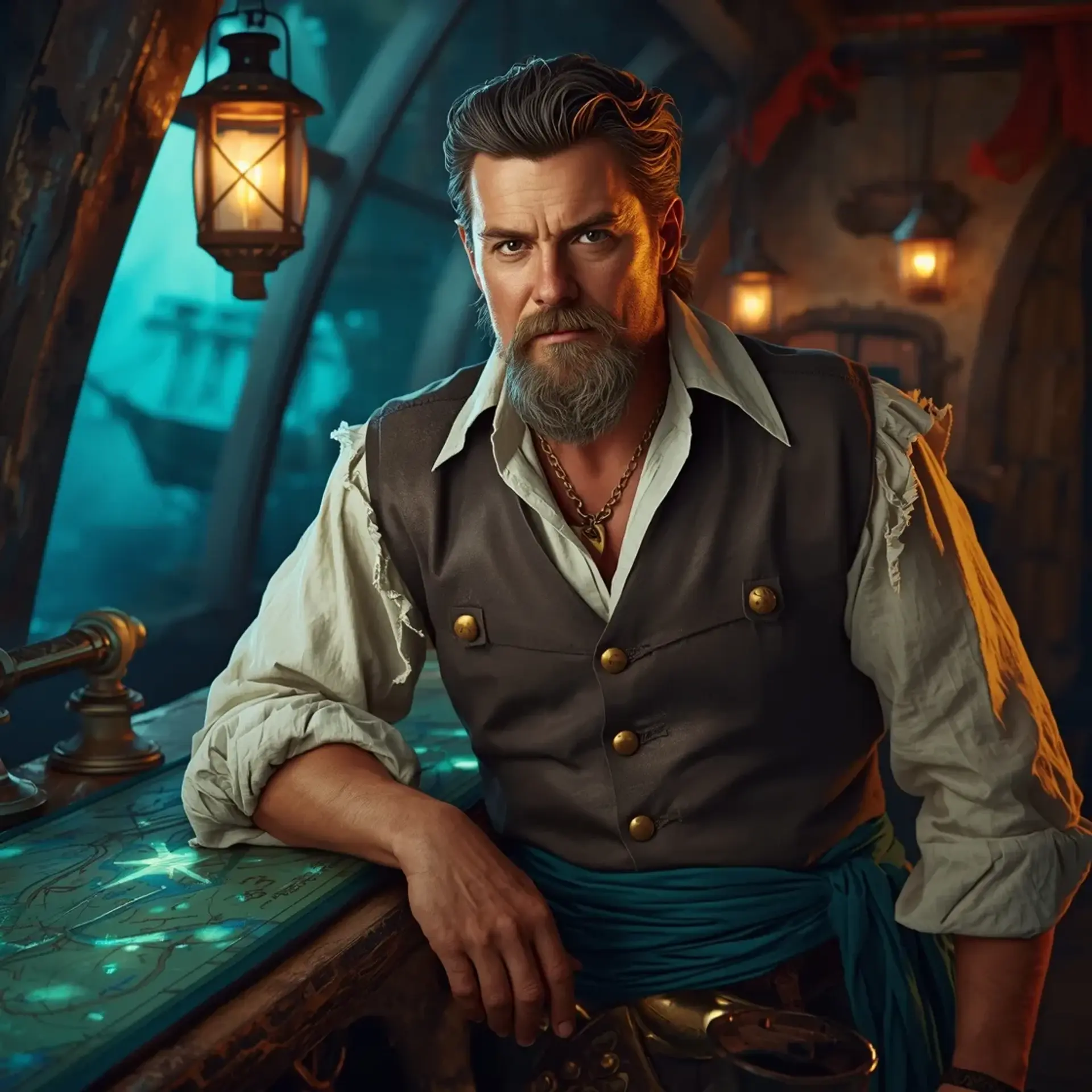 The Barnacle and Brine - AI-generated fantasy Tavern