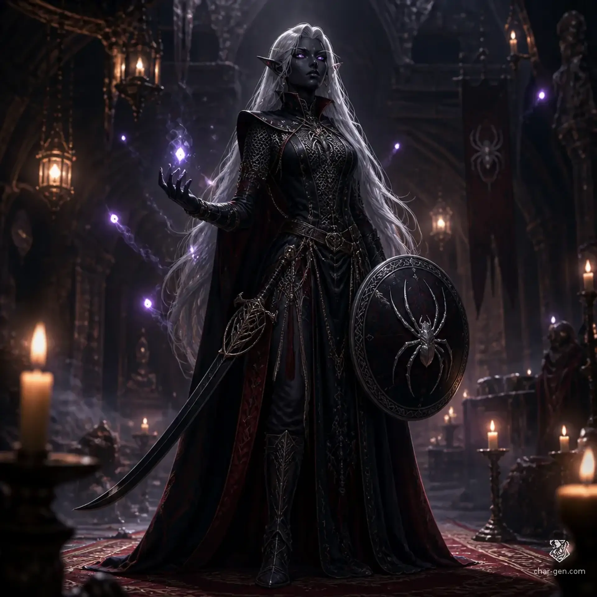 Aurelia Malice - AI-generated fantasy Character