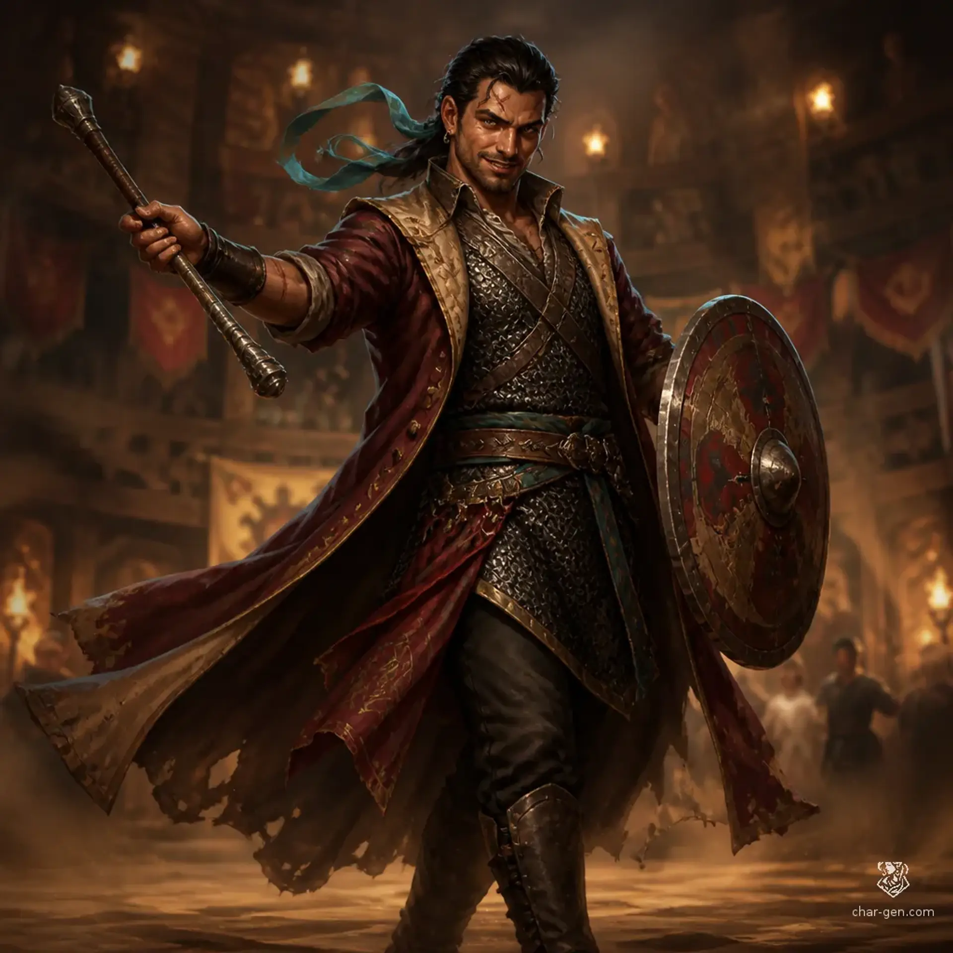 Ushang Uvaxshatra - AI-generated fantasy Character