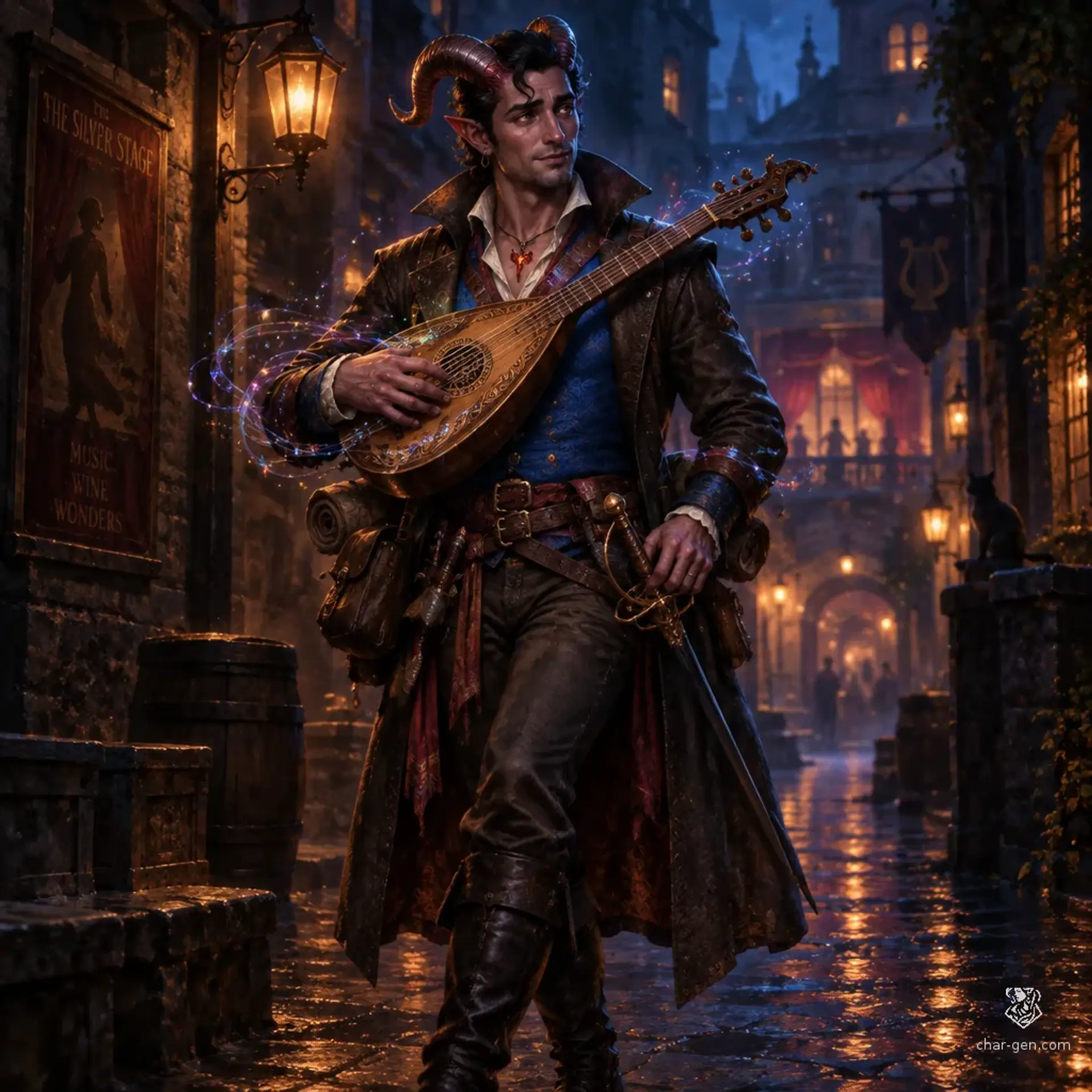 Alkeria - AI-generated fantasy Character