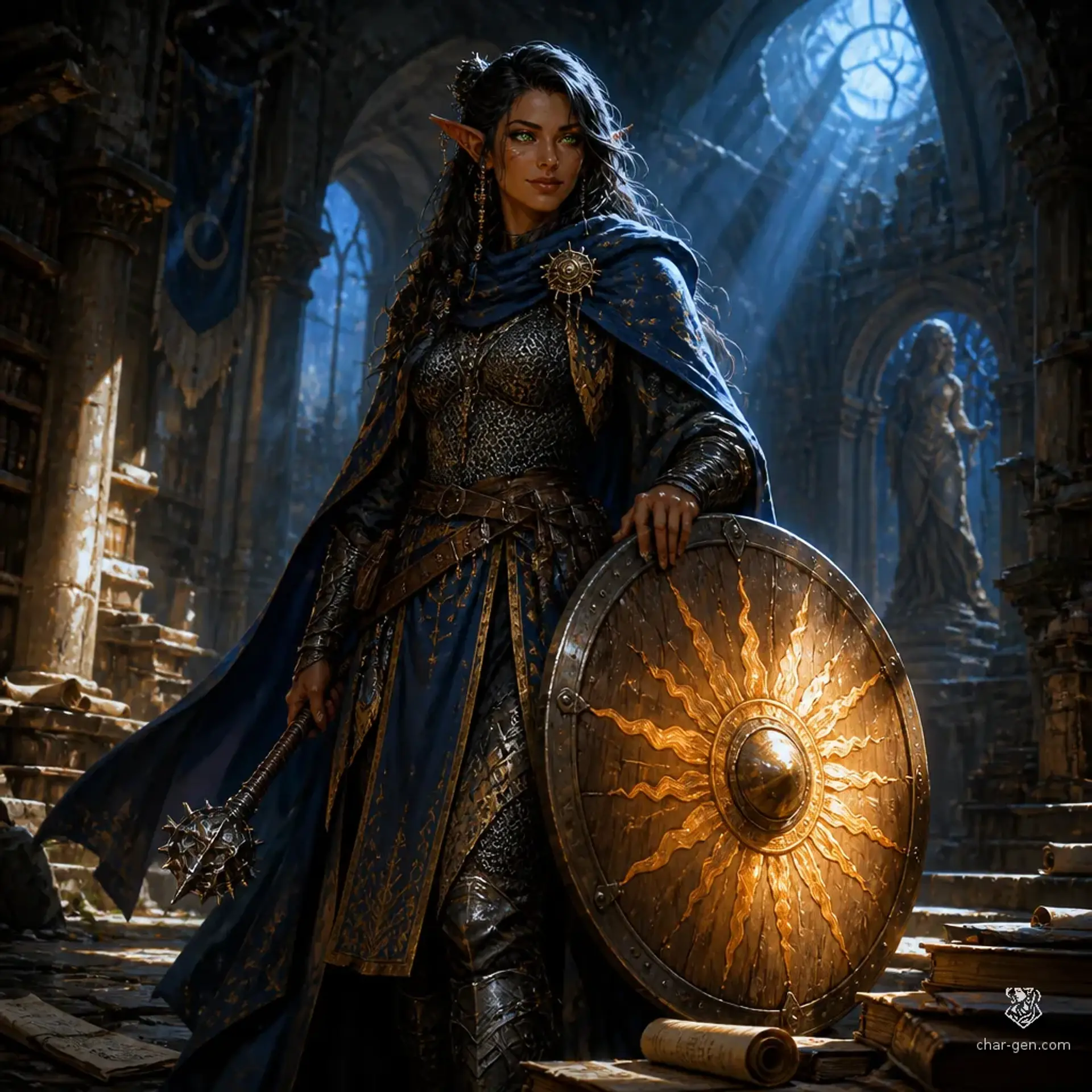 Lethira Starbough - AI-generated fantasy Character