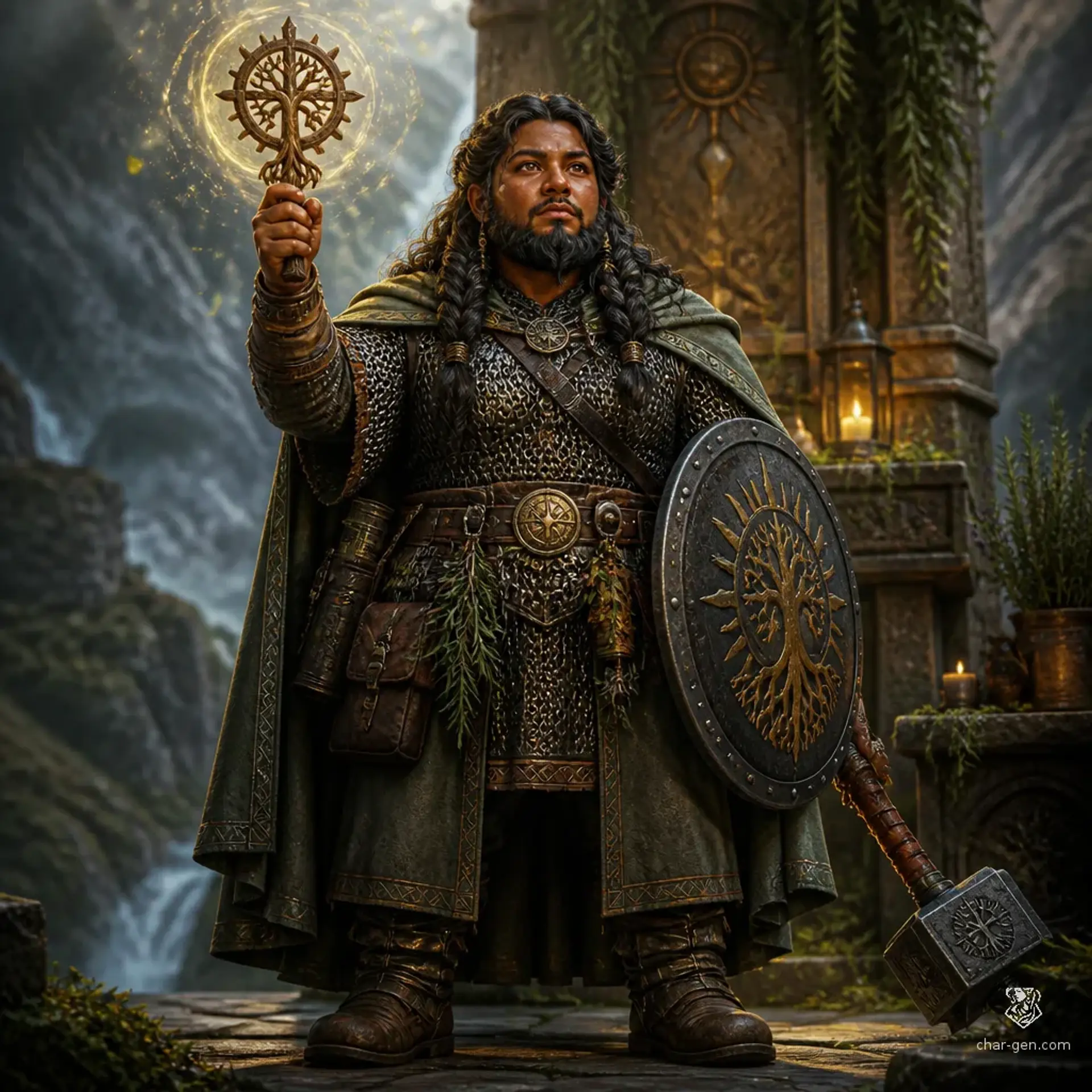 Seshra Hesth - AI-generated fantasy Character