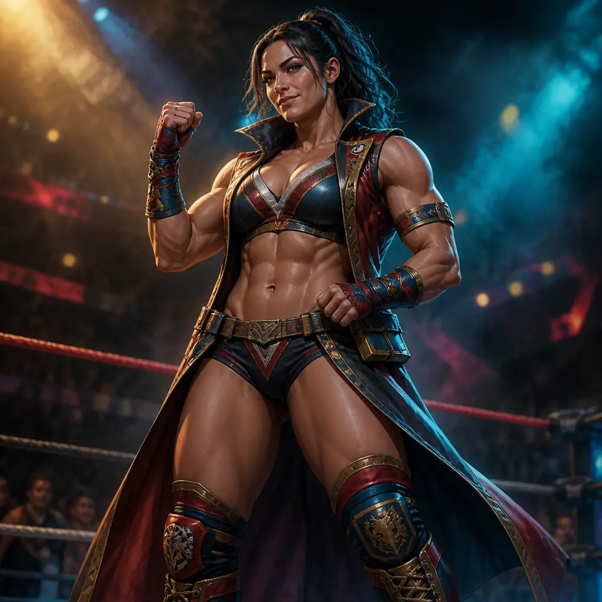 Mara Haddad - AI-generated fantasy Character