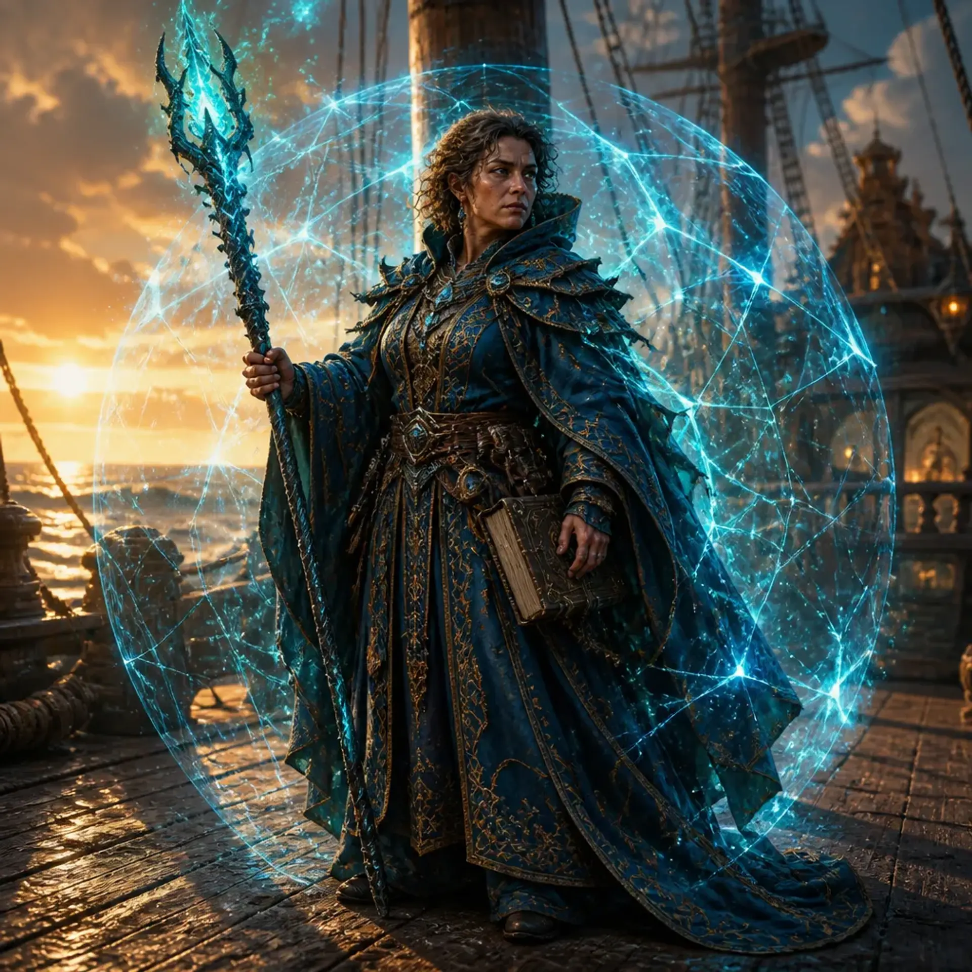 Tilda Glimmerstep - AI-generated fantasy Character