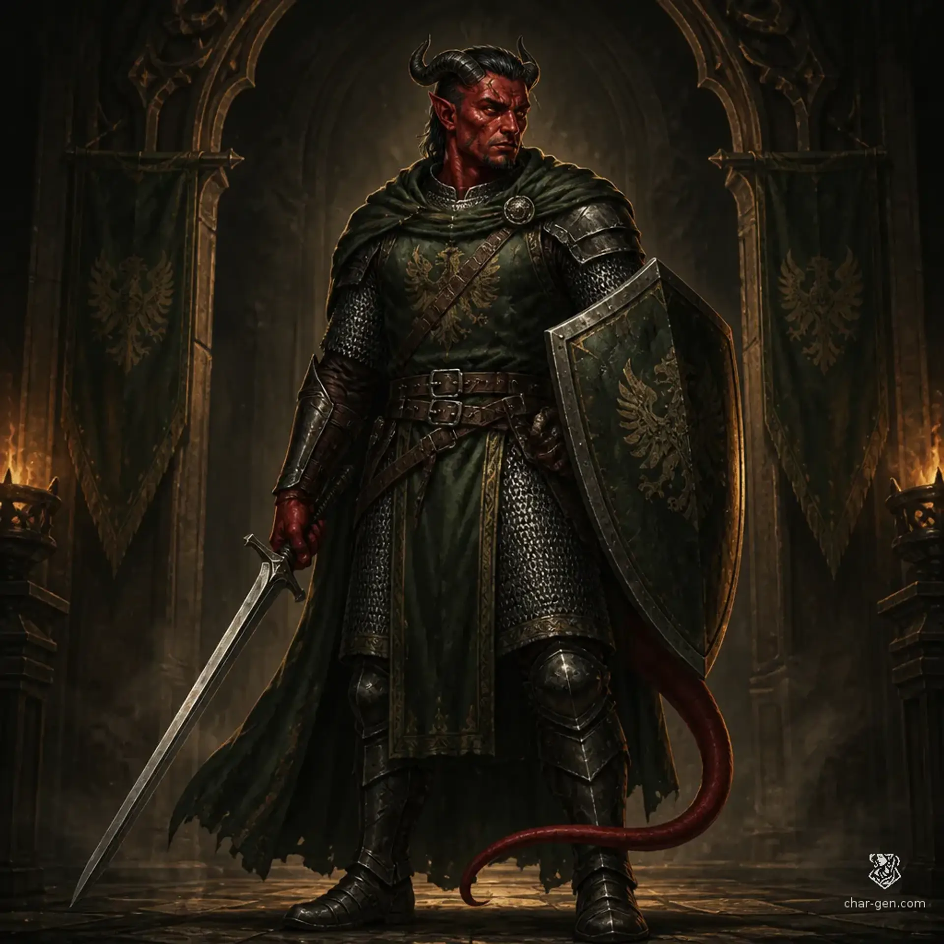 Vaelis - AI-generated fantasy Character
