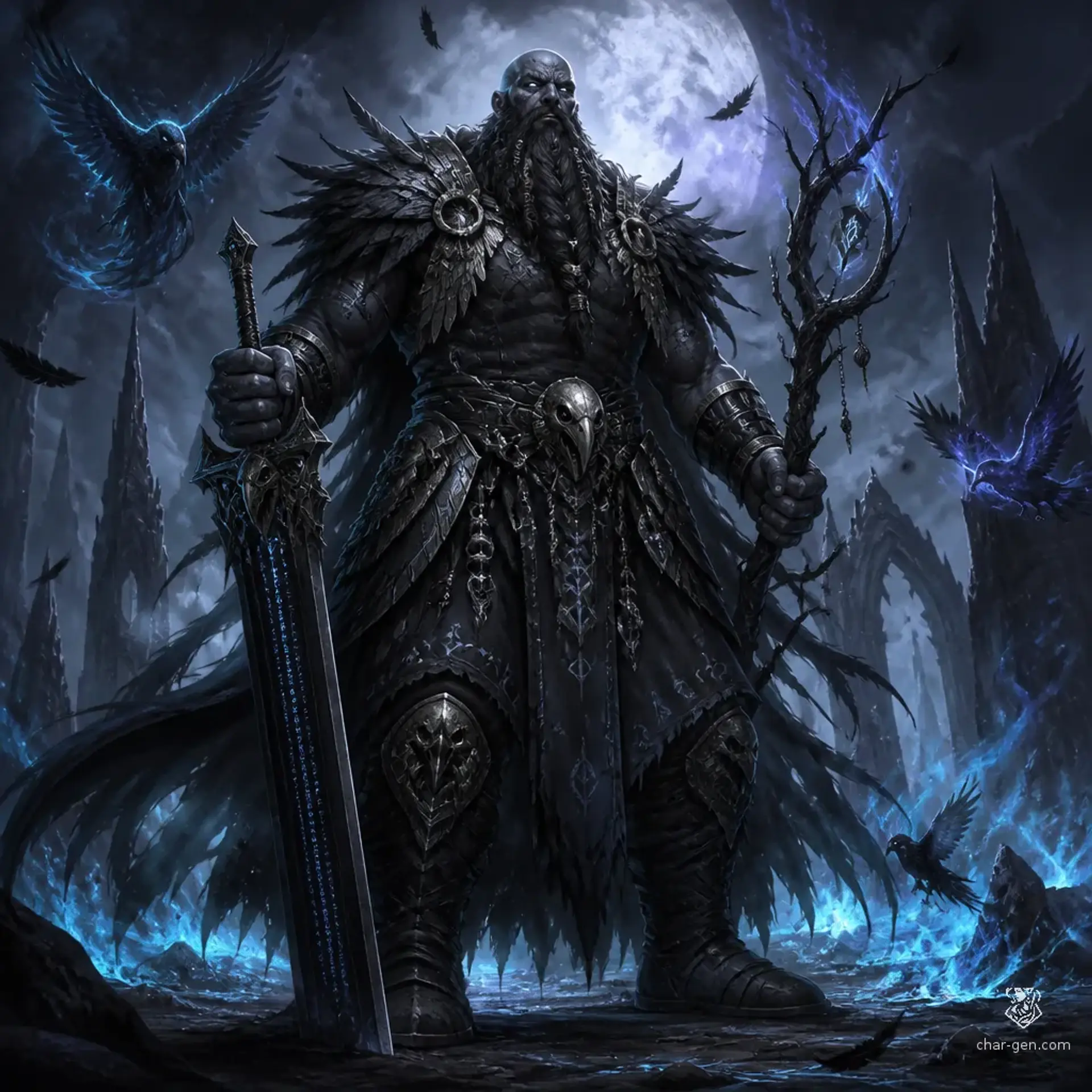 Vethala Dar-Boud - AI-generated fantasy Character