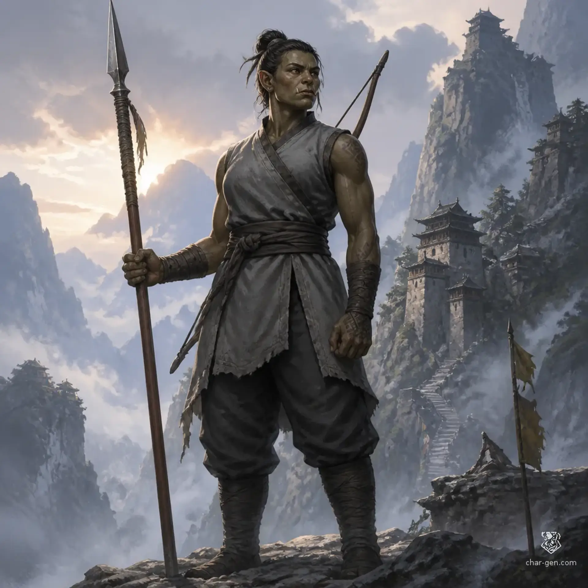 Faynne - AI-generated fantasy Character