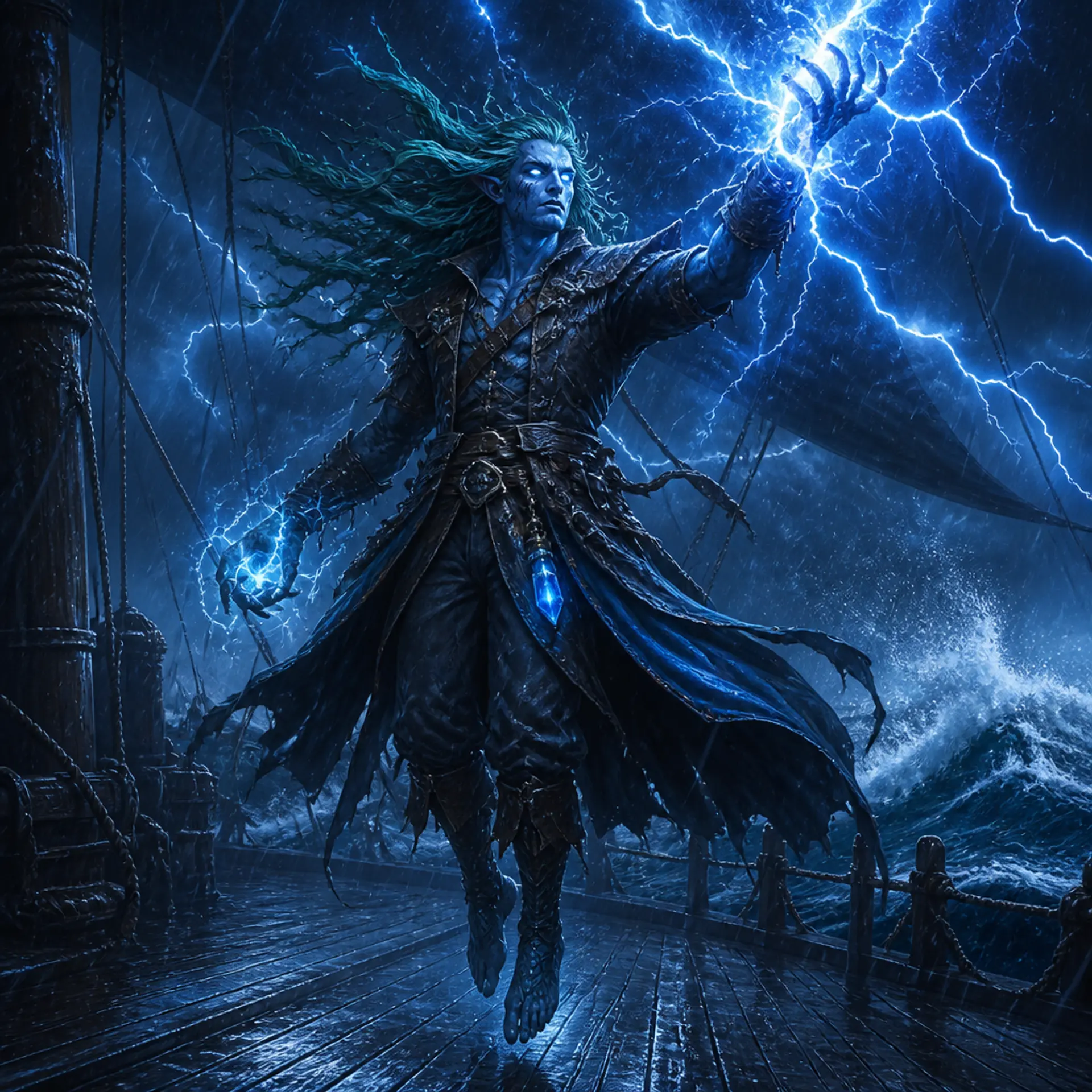 Varis Black-Gale Larenthel - AI-generated fantasy Character