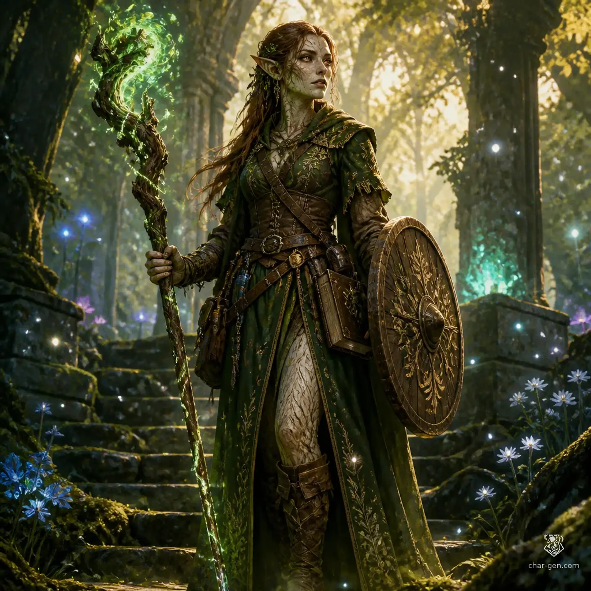 Elowen Starwhisper - AI-generated fantasy Character