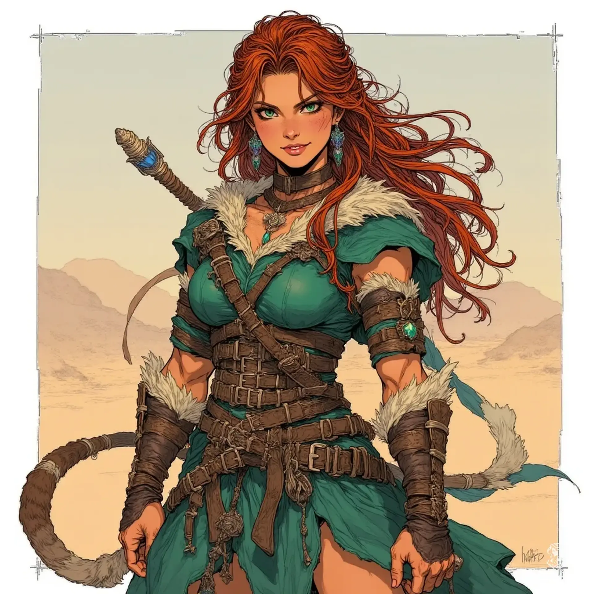 Tatya Willowgut - AI-generated fantasy NPC