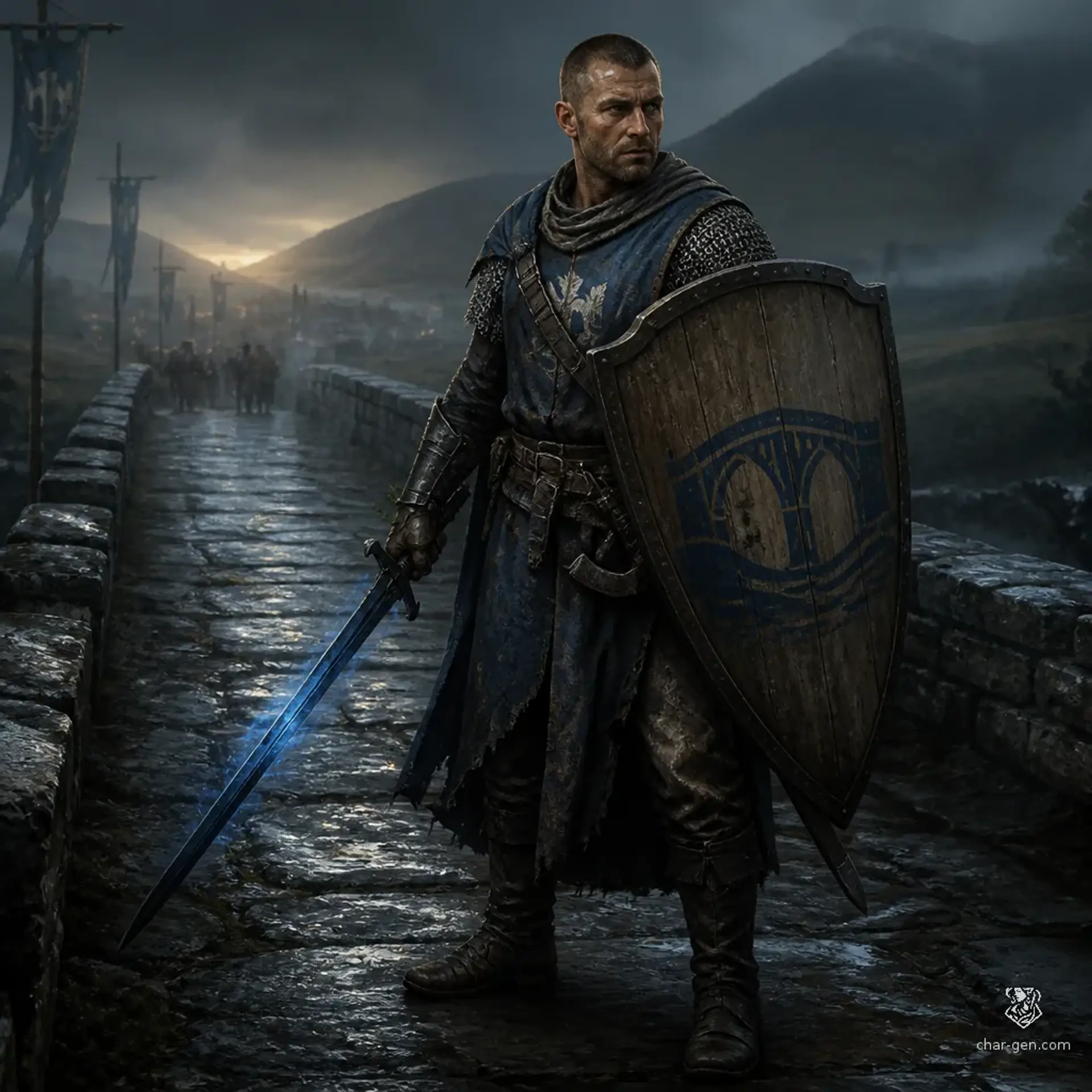 Blue - AI-generated fantasy Character