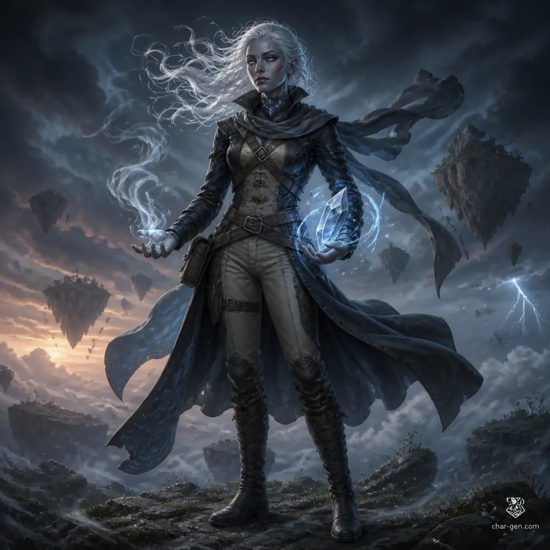 Veyra Galeveil - AI-generated fantasy Character