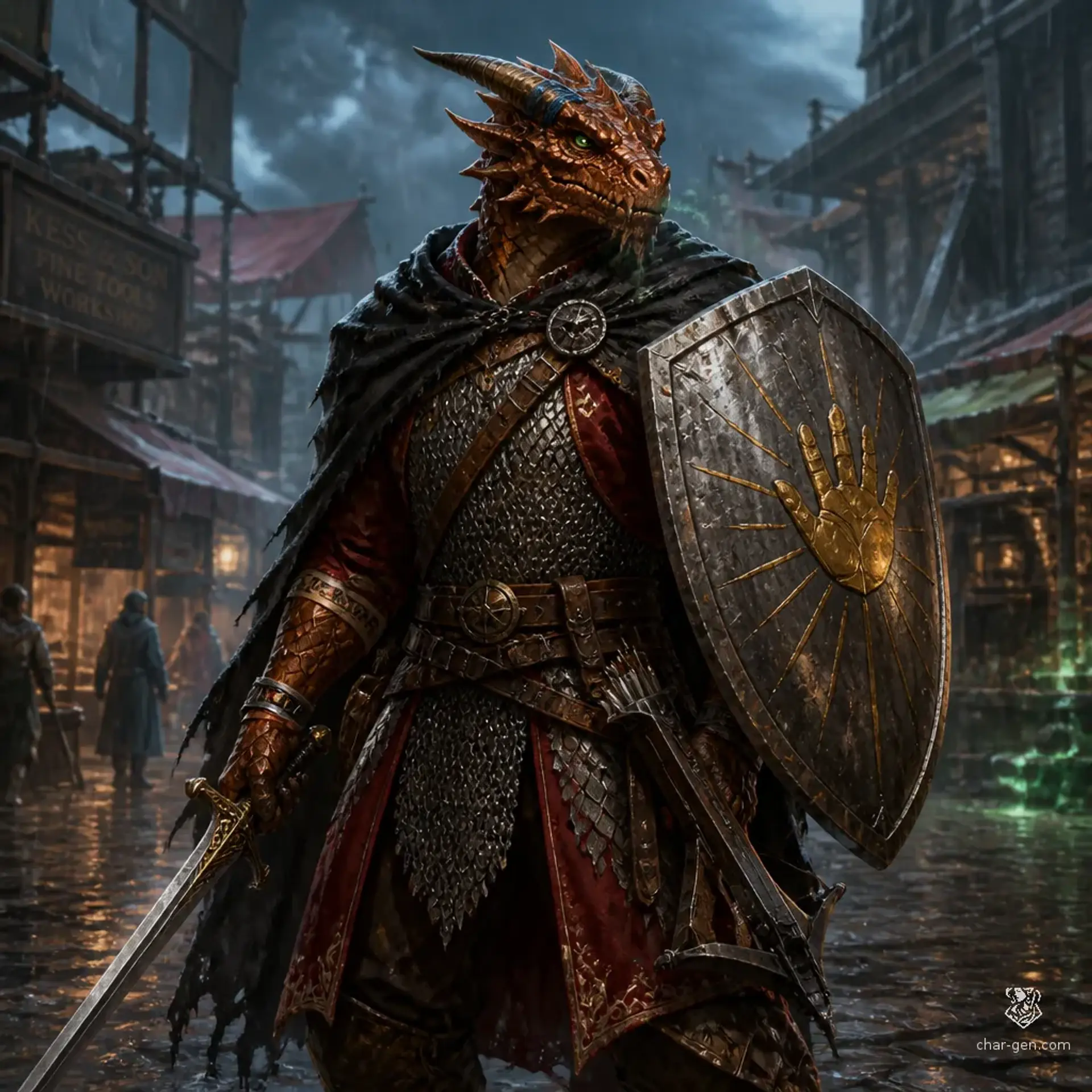 Vez Ordan - AI-generated fantasy Character