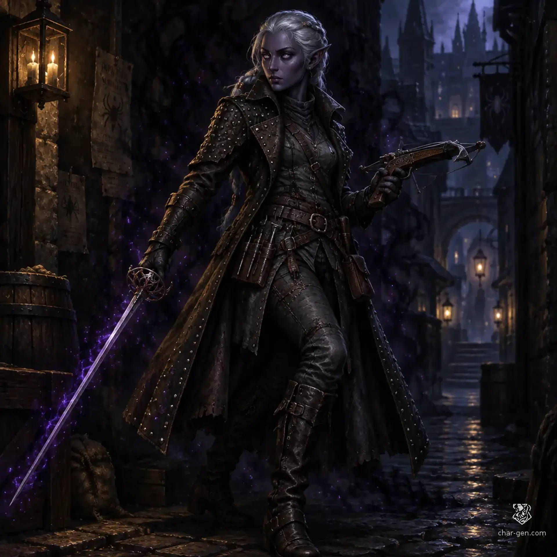 Zesstra - AI-generated fantasy Character