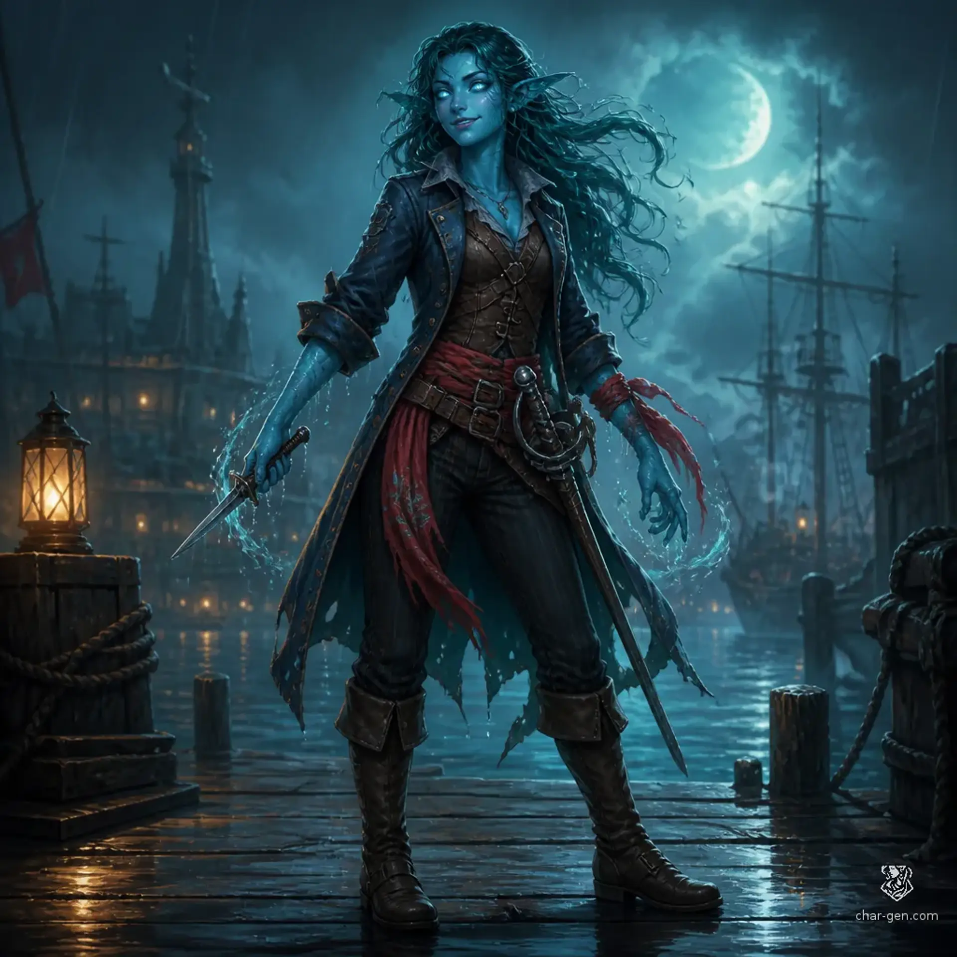 Zami - AI-generated fantasy Character