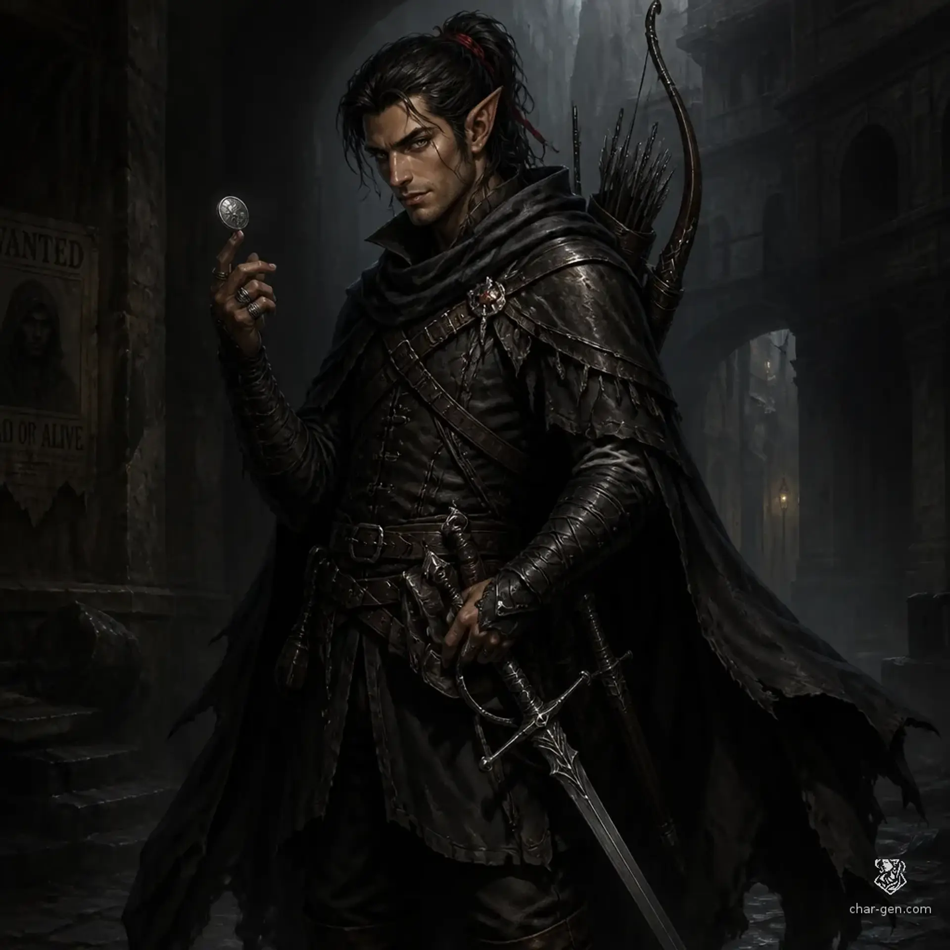 Vale Thistledown - AI-generated fantasy Character