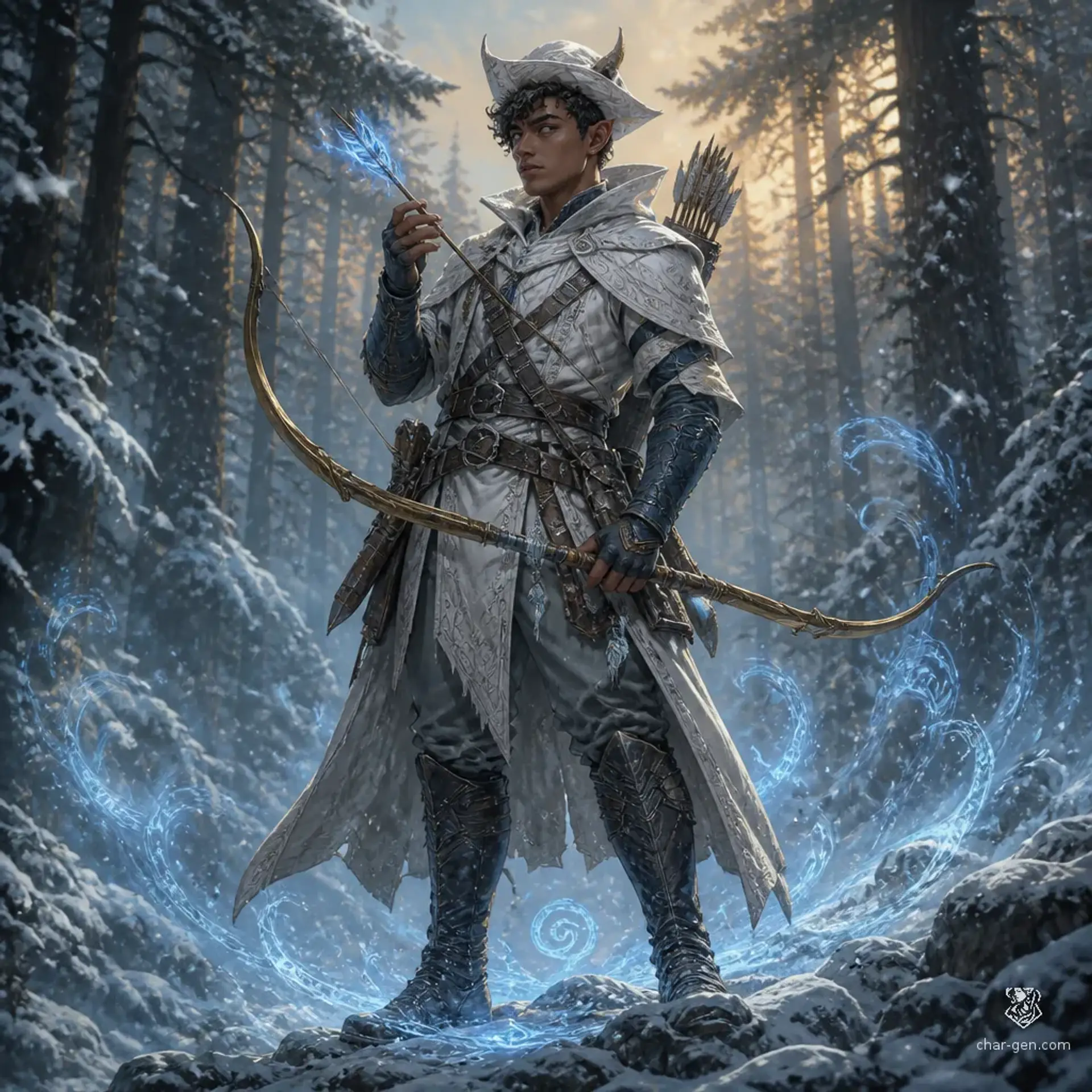 Tibor Vask - AI-generated fantasy Character